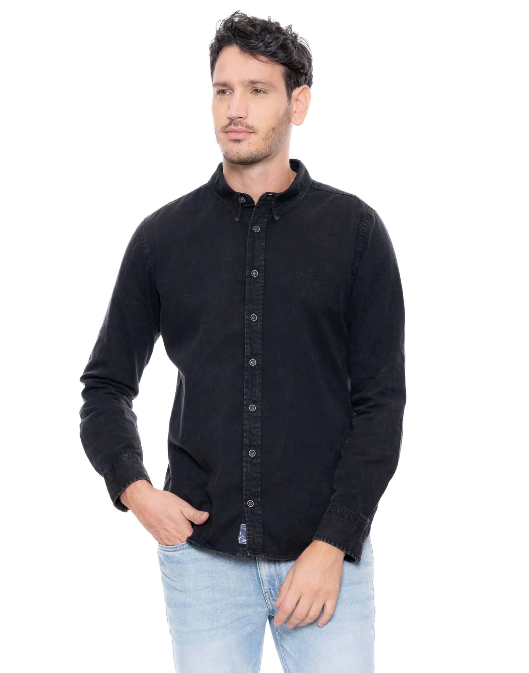 Camisa Manga Larga Unicolor