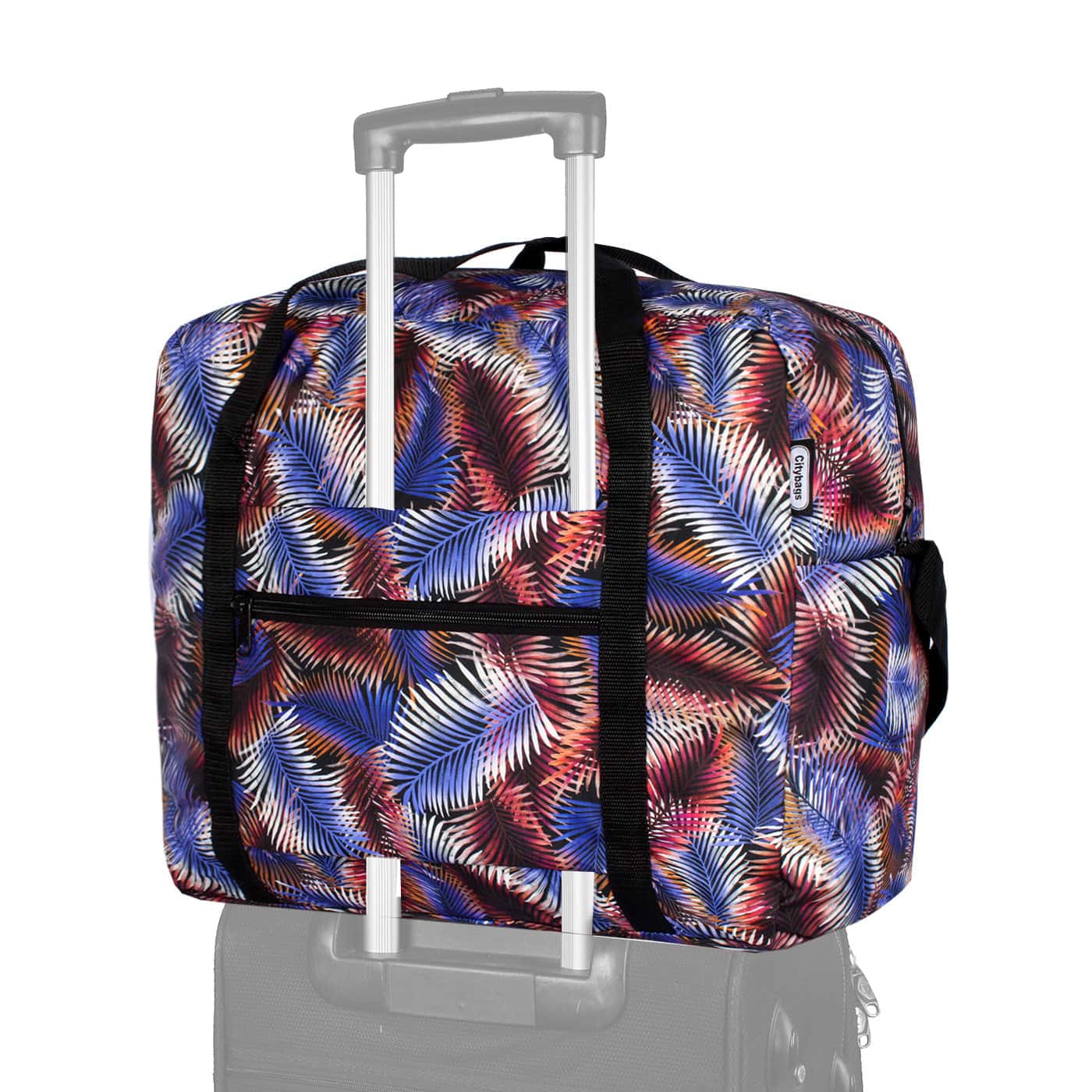 Maleta Articulo Personal Plegable ULTRA Estampado Palmas Citybags Multicolor