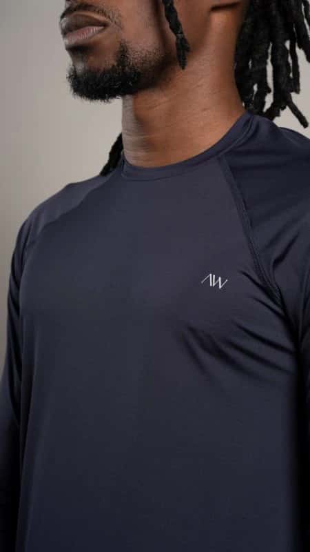 Long sleeve Men Navy - miniatura 2