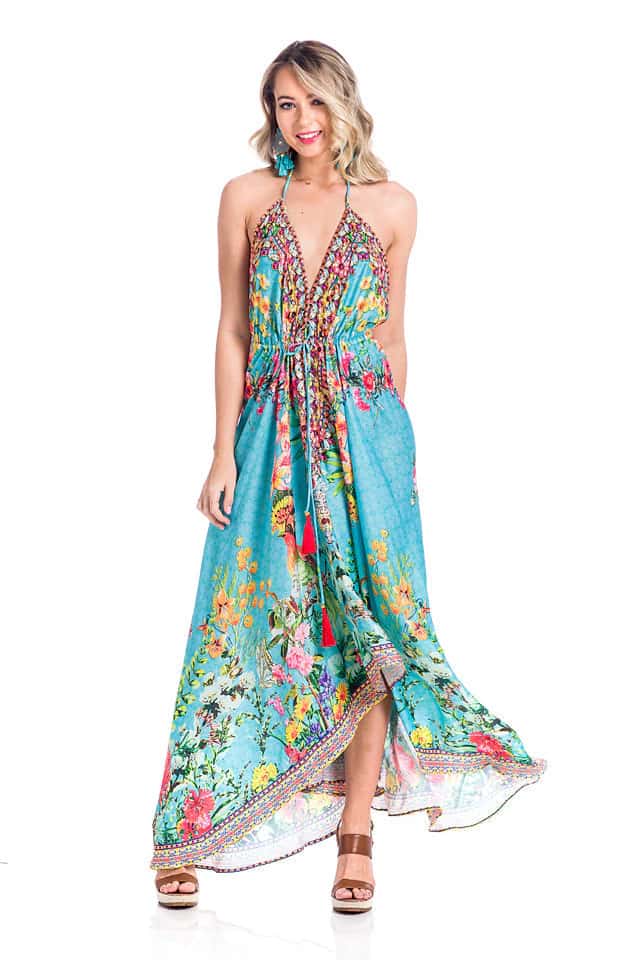 Hawaii Style Halter Dress - miniatura 1