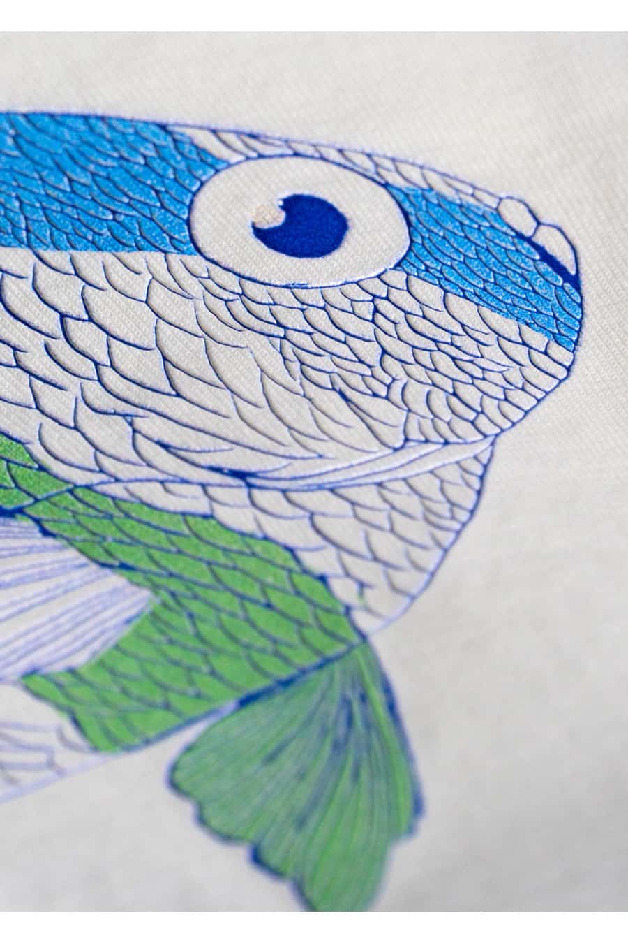 Men's cotton t-shirt white leviatan - miniatura 5