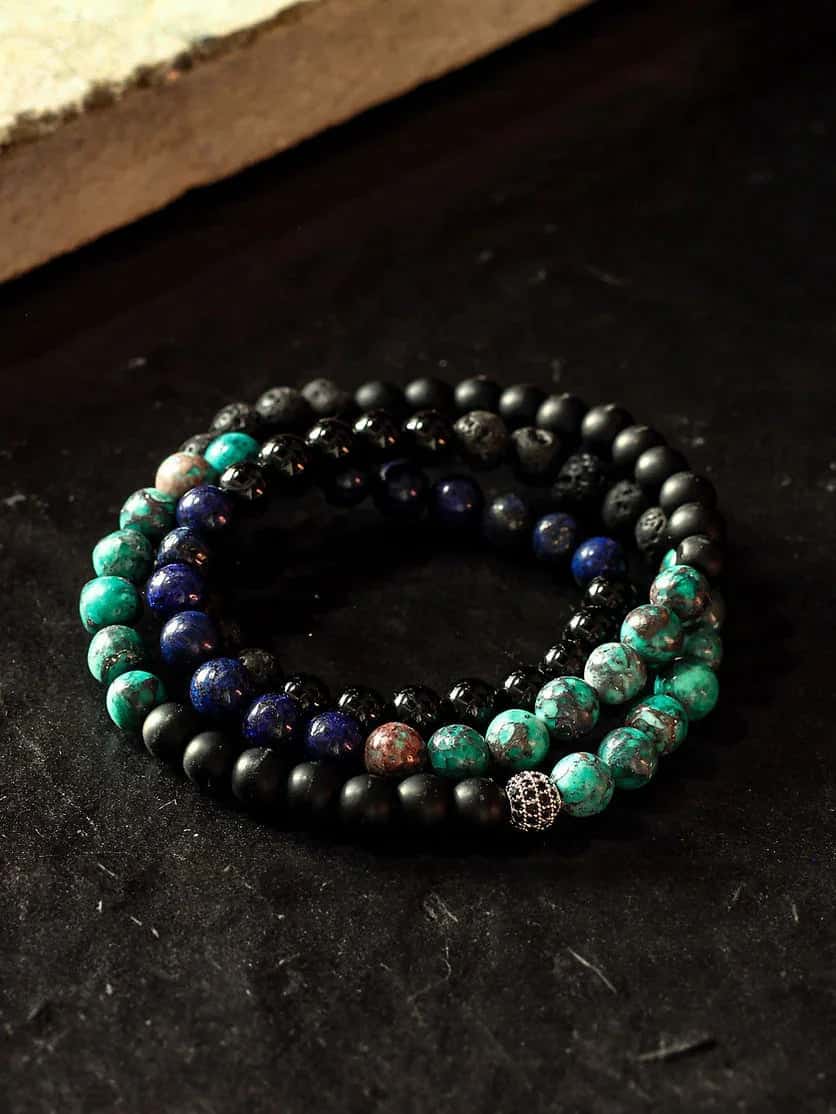 Brazalete Triple Tulum 6mm - miniatura 3