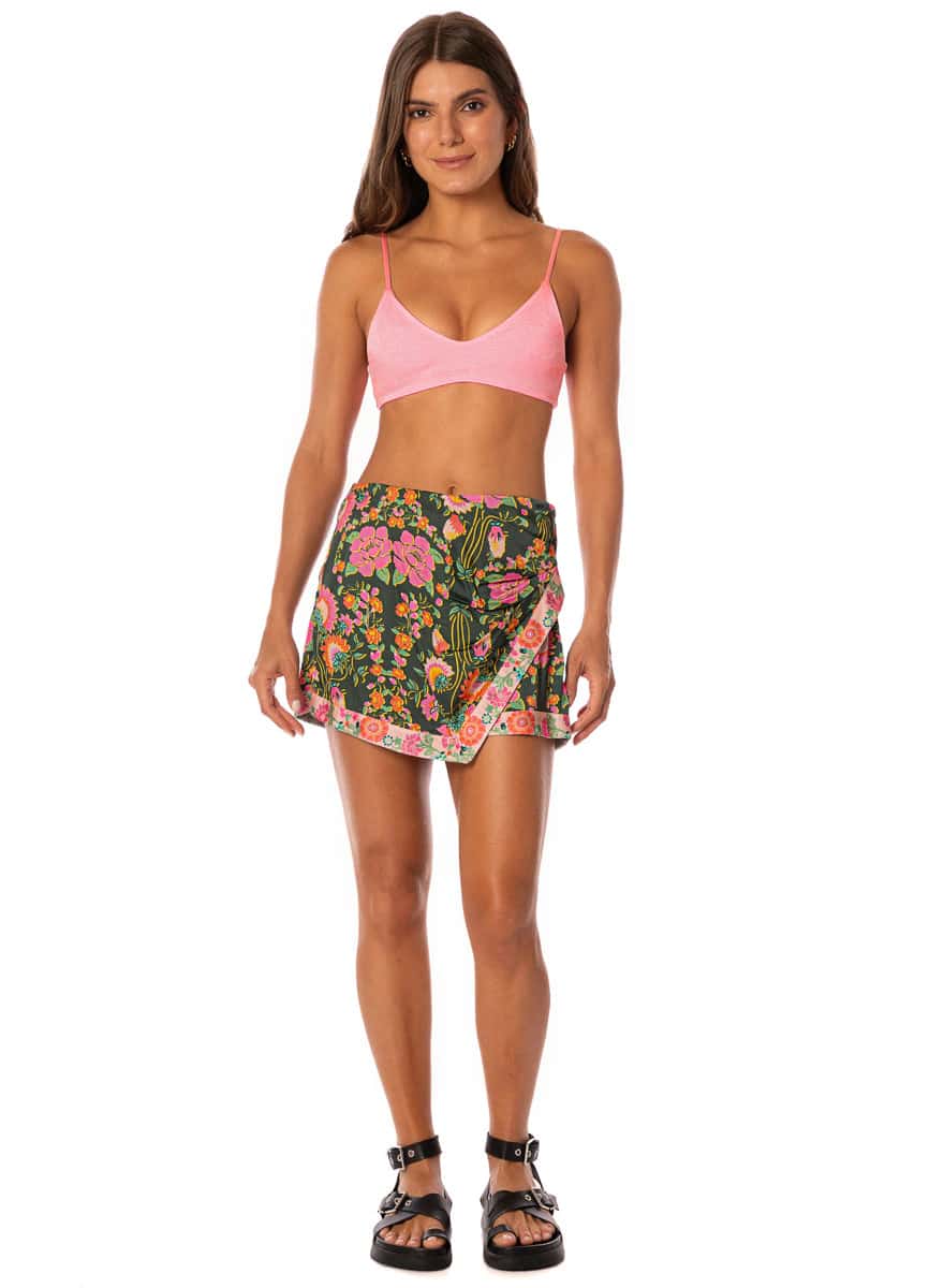 Maaji Arabesque Rose Duchess Short Skirt