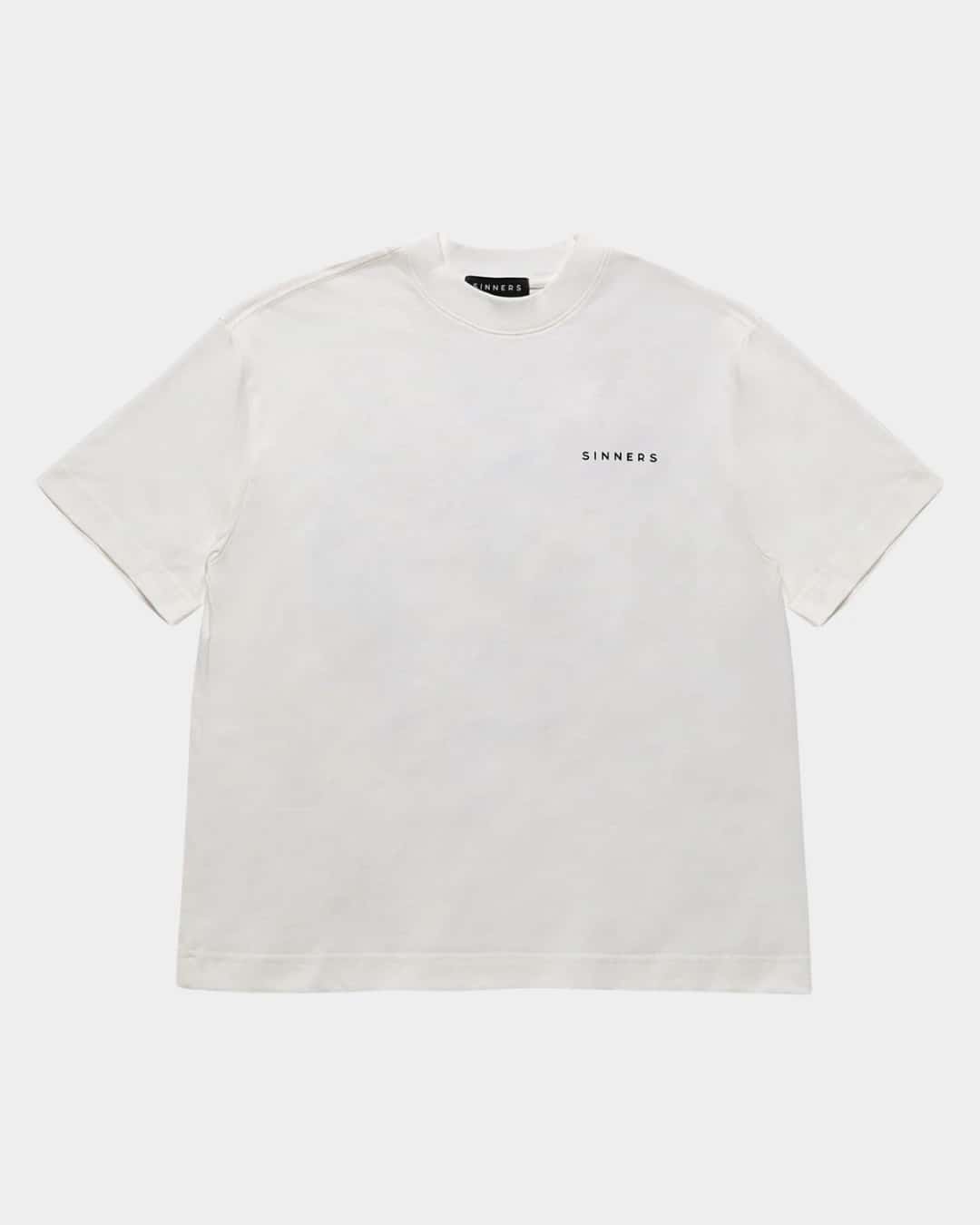 LOGO REGULAR CREME T-SHIRT - miniatura 1