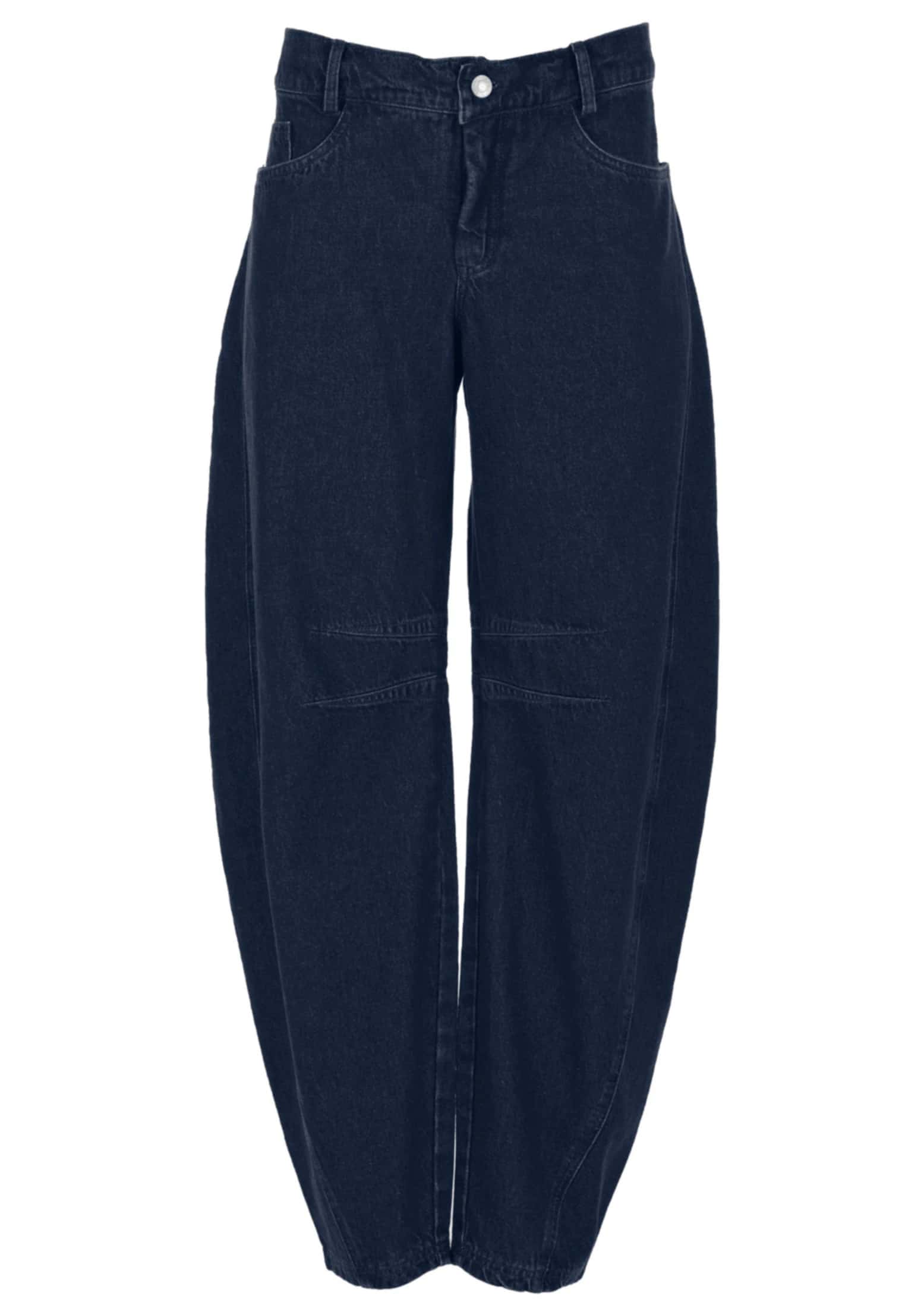 Two Hearts Barrel Pants Blue