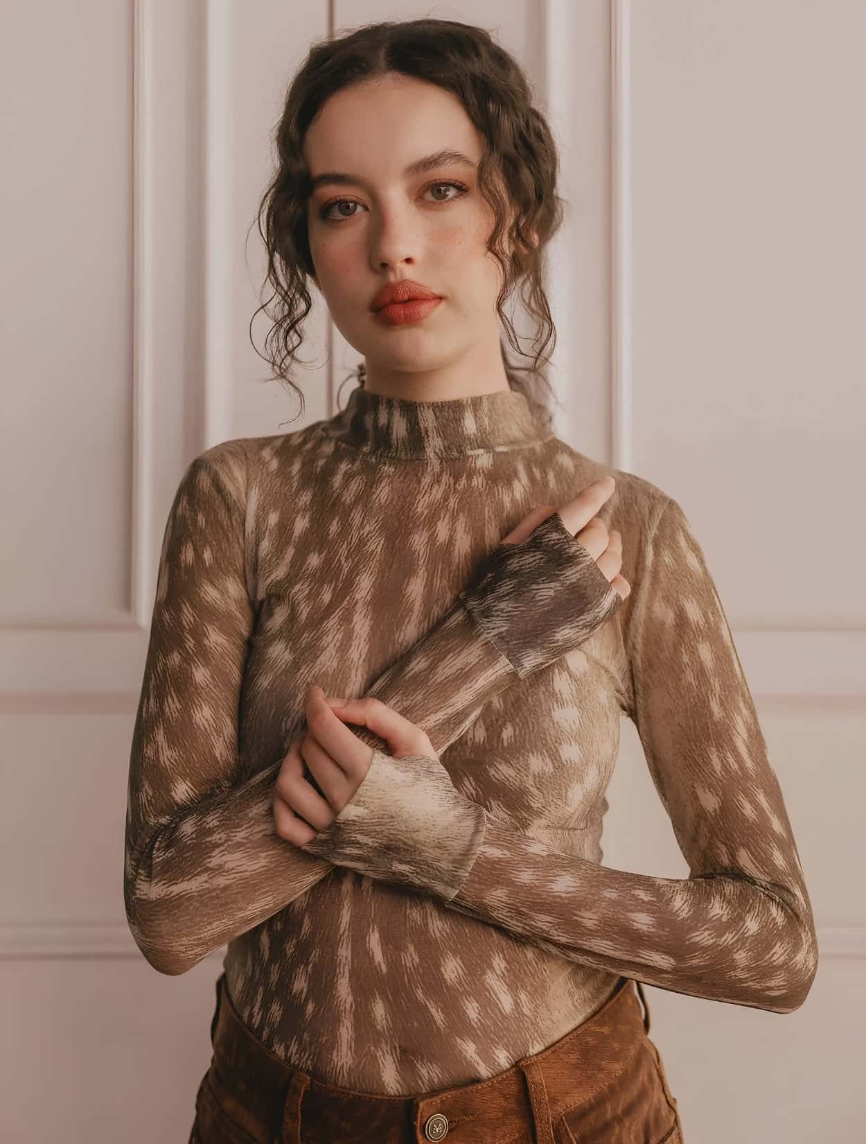 TOP MESH BAMBI MATCHA - miniatura 2