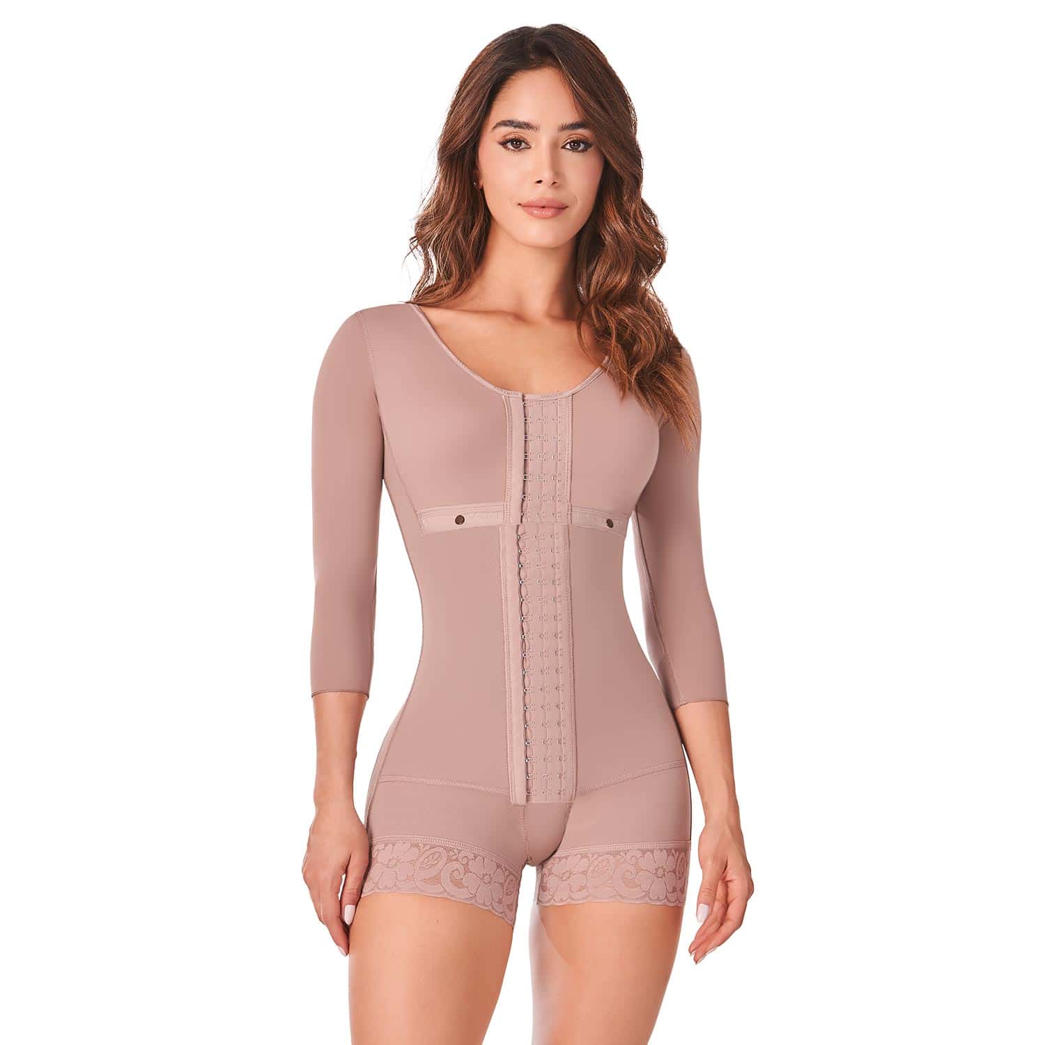 Faja Colombiana Tipo Short Manga Comfort Clara Mujer