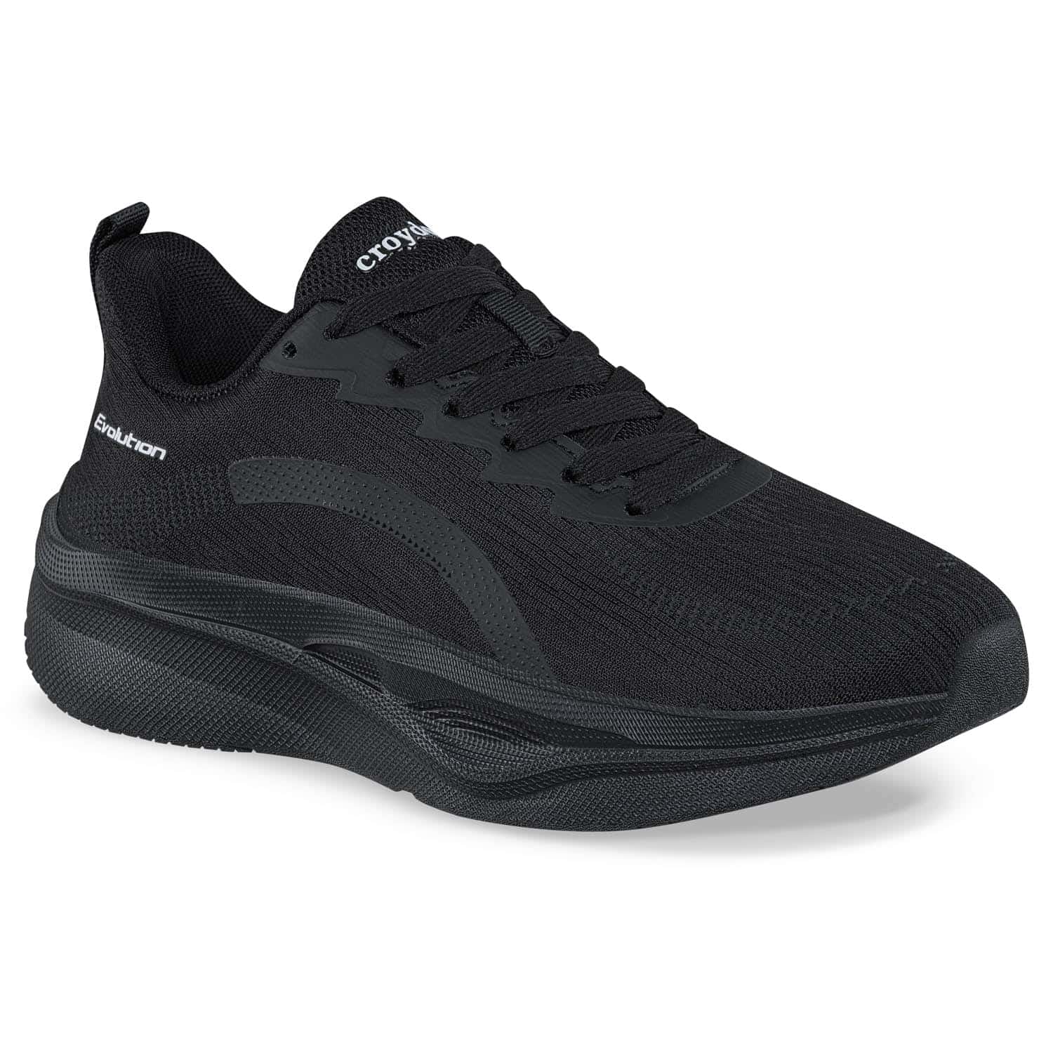 Tenis Running Facod Negro-Negro Croydon Para Mujer