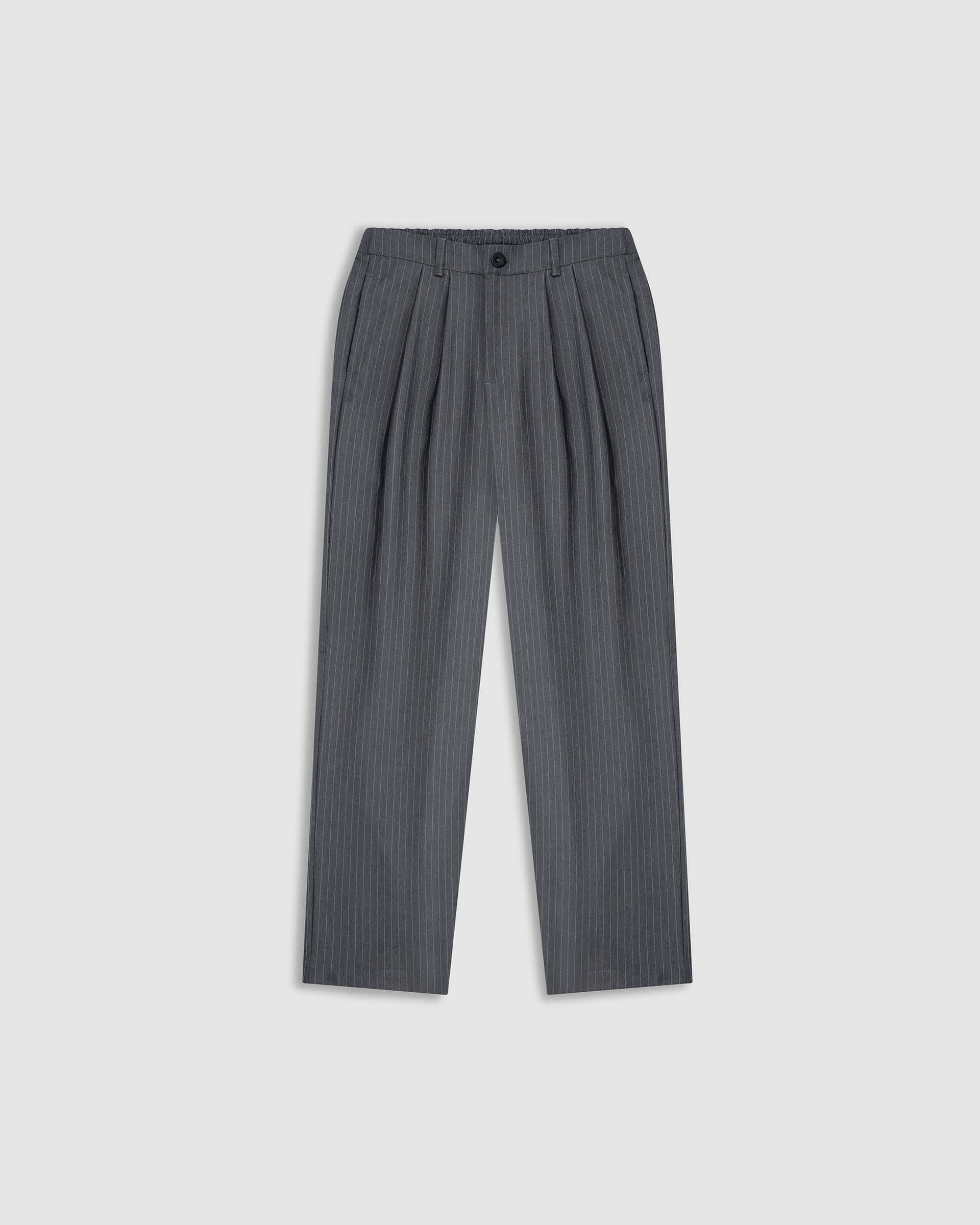 Trouser a Rayas - Gris Ratón