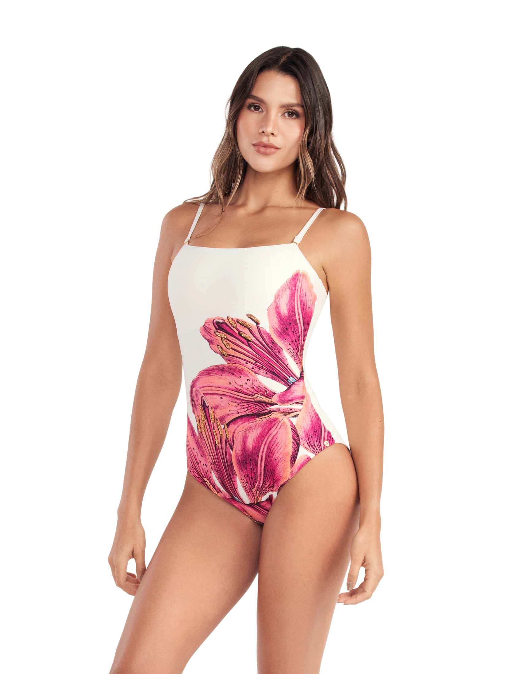 VESTIDO DE BAÑO ENTERO 47085 - DETALLES HECHOS A MANO