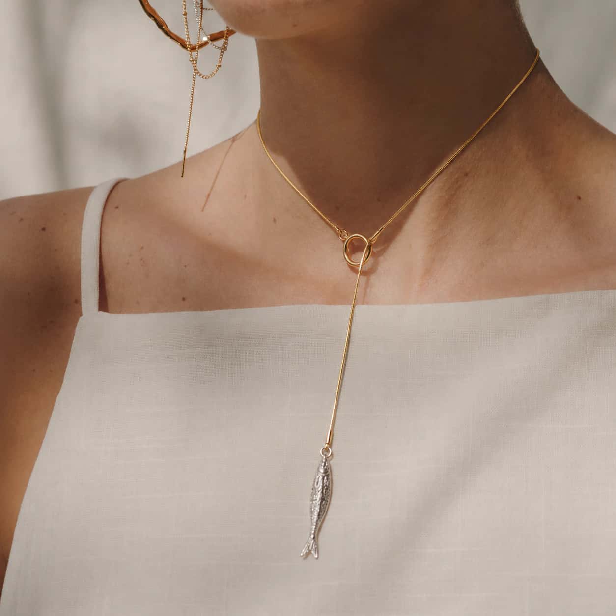 COLLAR SILVER FISH - miniatura 2