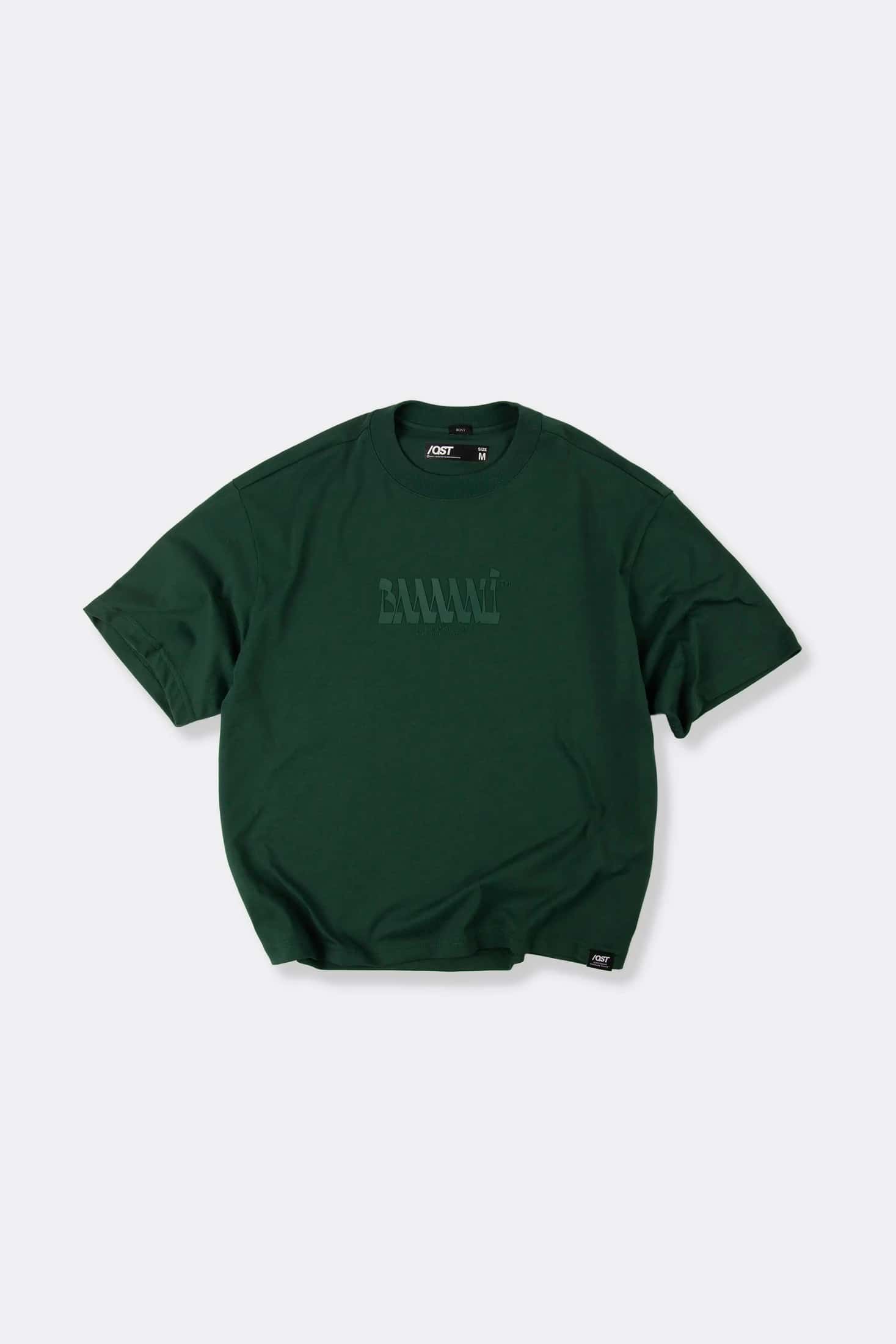 CAMISETA MANGA CORTA COLOR VERDE MONTAÑA