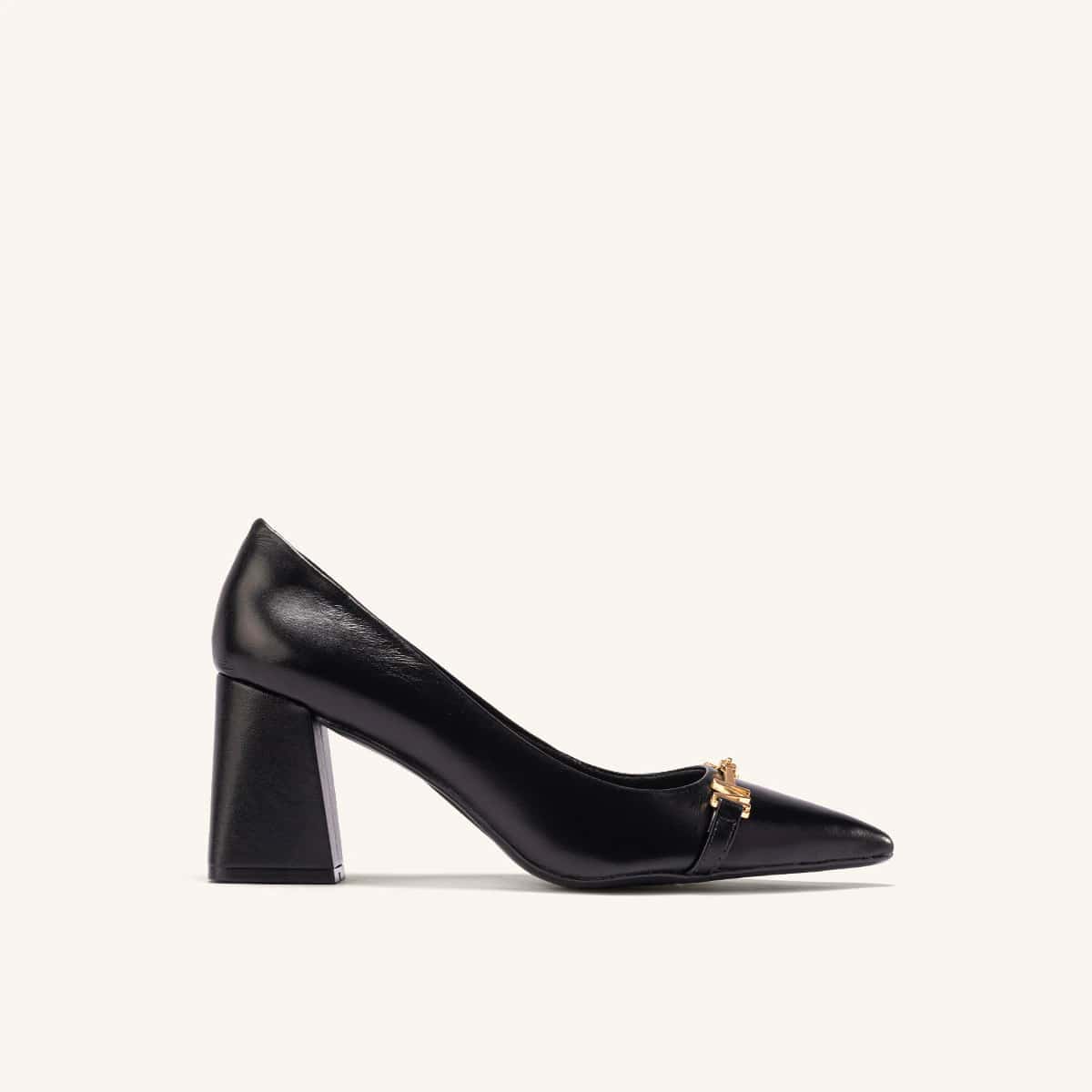 Tacones Girasol Negro Julia