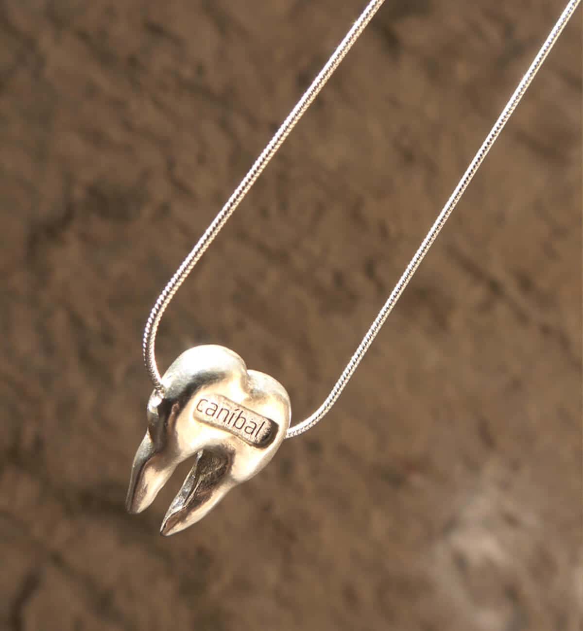 ✴︎ Dije Molar + Cadena 🩸 Cc: caníbal ft. Exuvia ✴︎ En Plata ✴︎