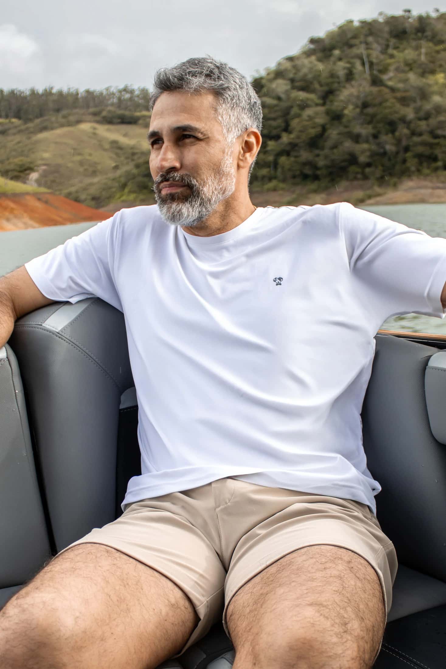 Camiseta Performance Antiarrugas Blanca