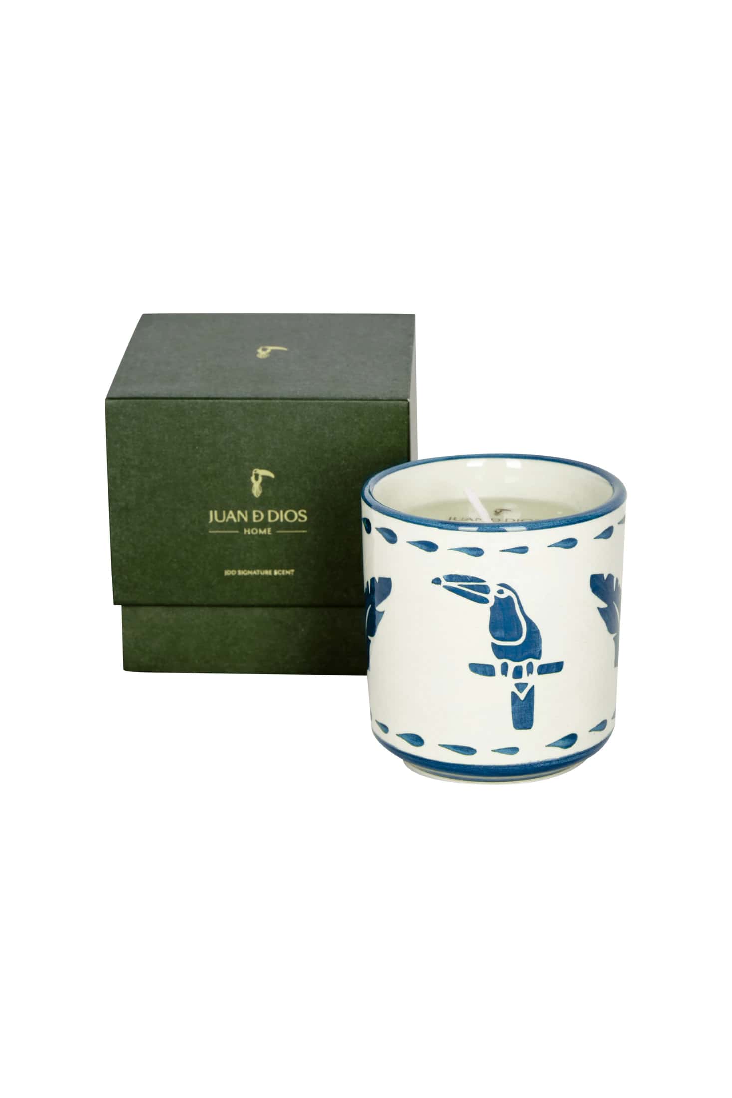 JDD Ceramic Candle / Blue Tucan