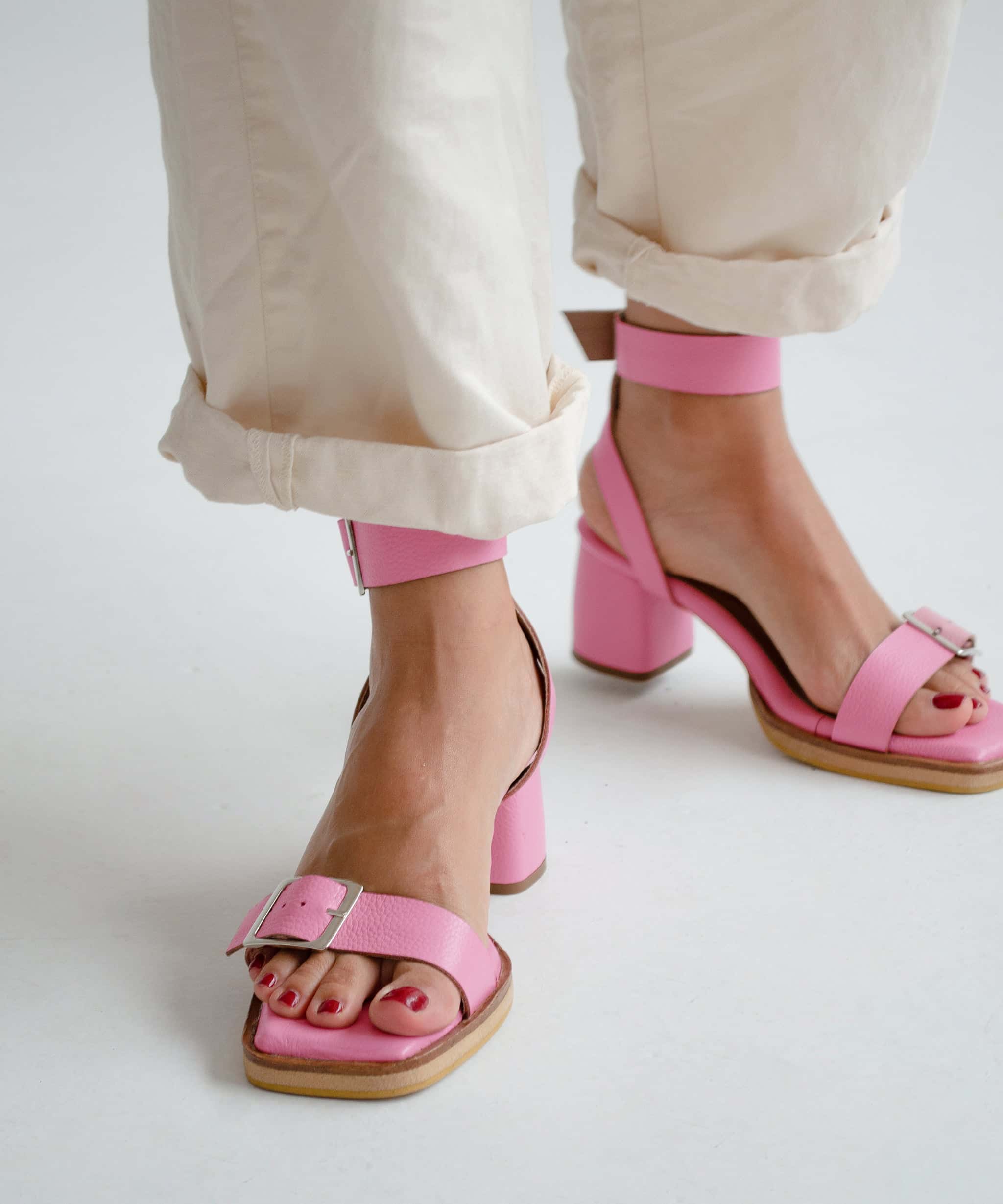The Ben Sandal - Rosado Party Pink
