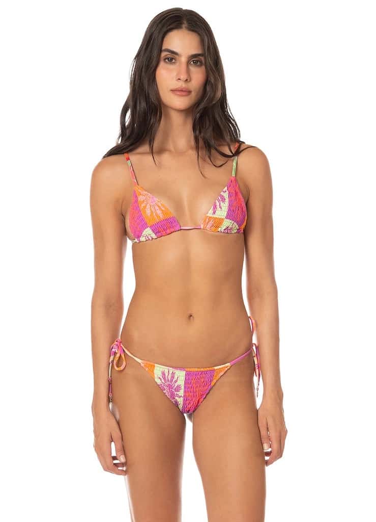 Maaji Patch Play Zen Sliding Triangle Bikini Top - miniatura 1