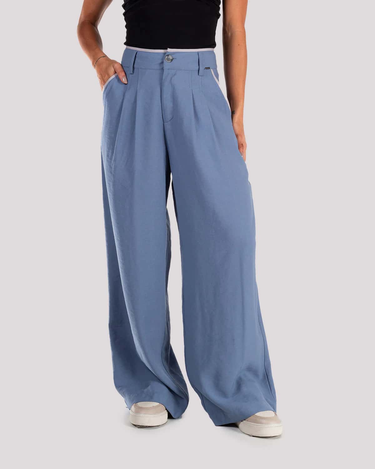 Pantalon azul para mujer