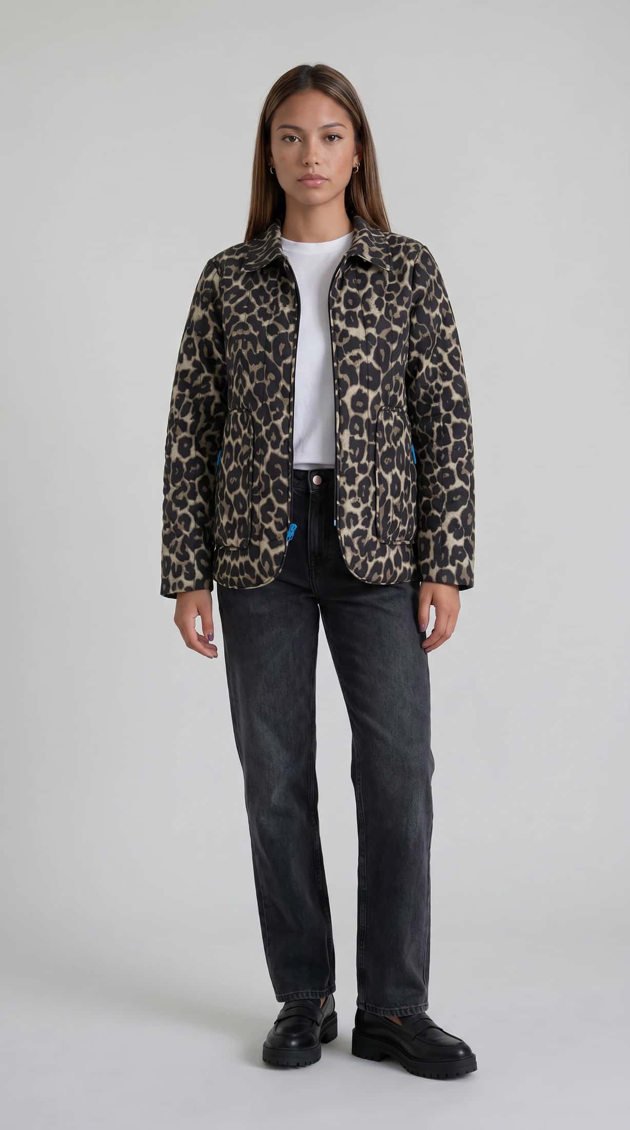 Chaqueta Leopardo Verde