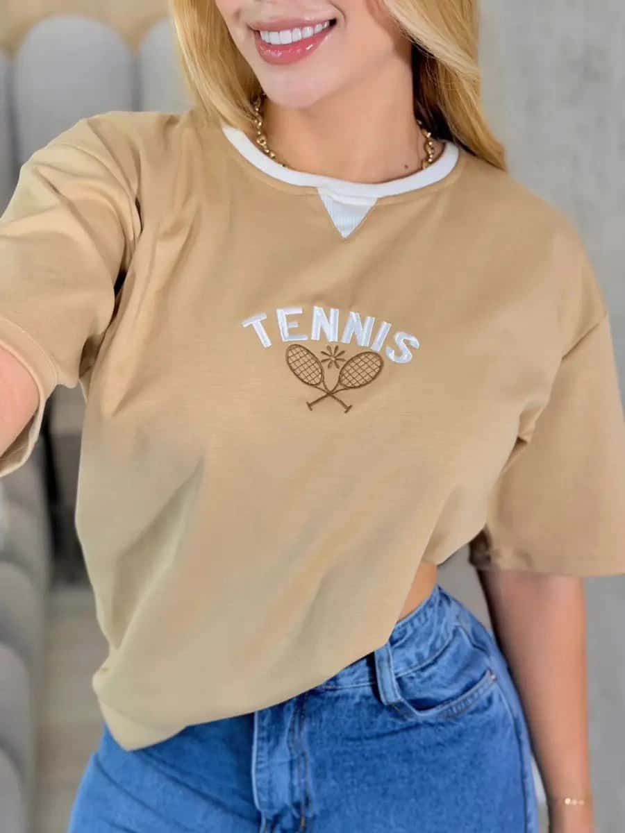 Camiseta oversized Tennis