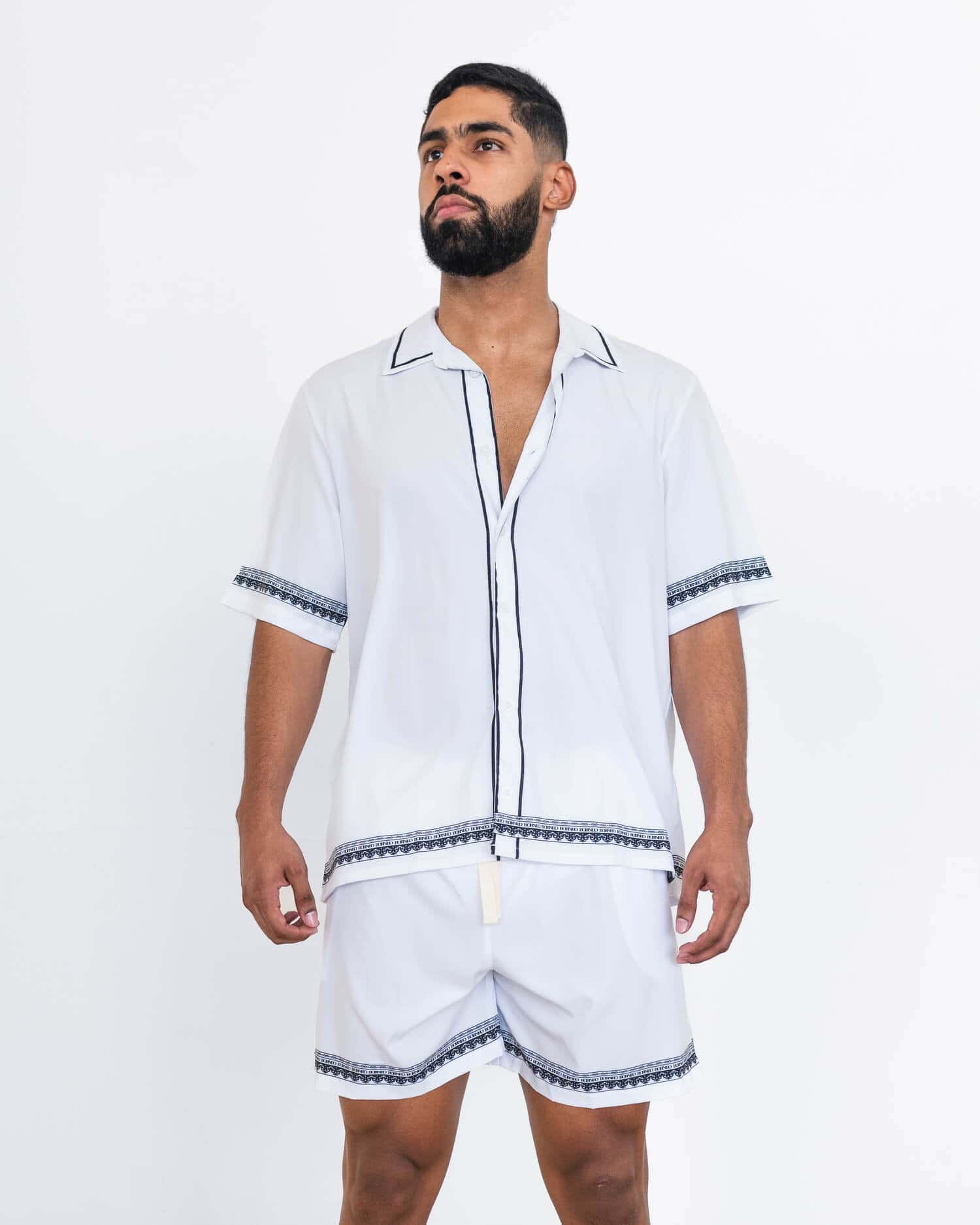 Camisa Seda Borneo