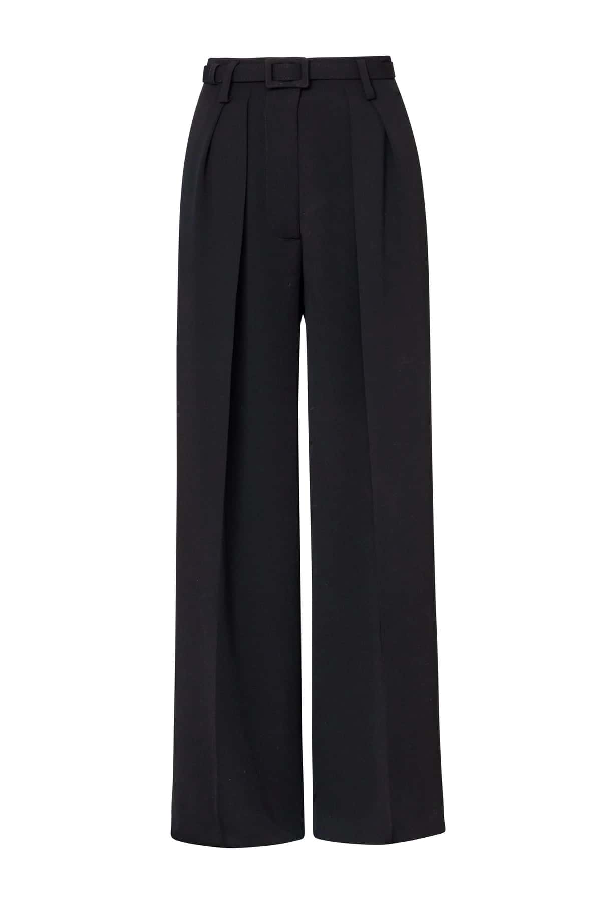 High-Rise Double-Pleated Wide-Leg Pants - miniatura 2