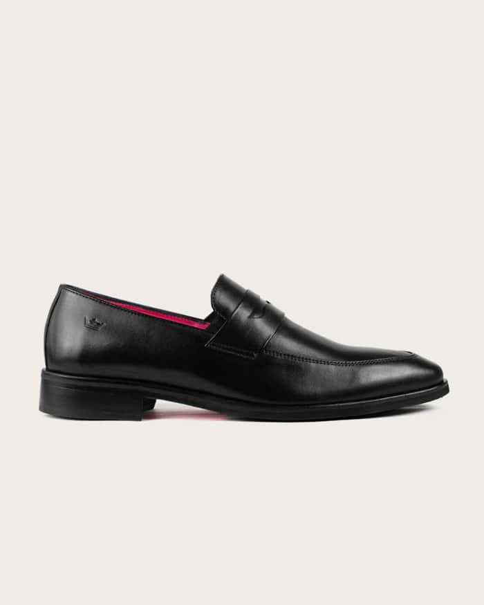 Mocasín Alessandro Negro Suela Clasica