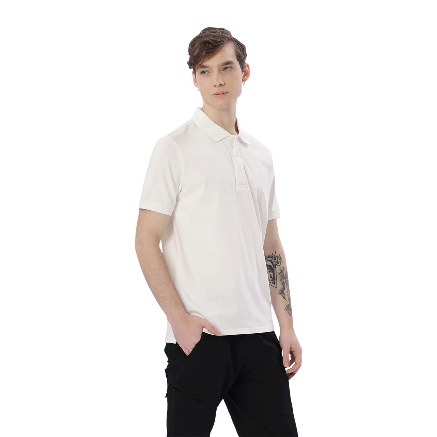 Camisa Polo para Hombre Youngpolo Blanca