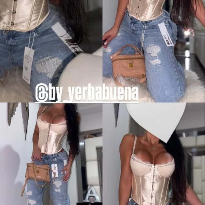 BRALETTE SATINADO EN COLOR CHAMPANA - miniatura 2
