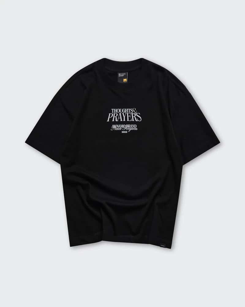 Camiseta Negra Oversize Silent Prayers - miniatura 6