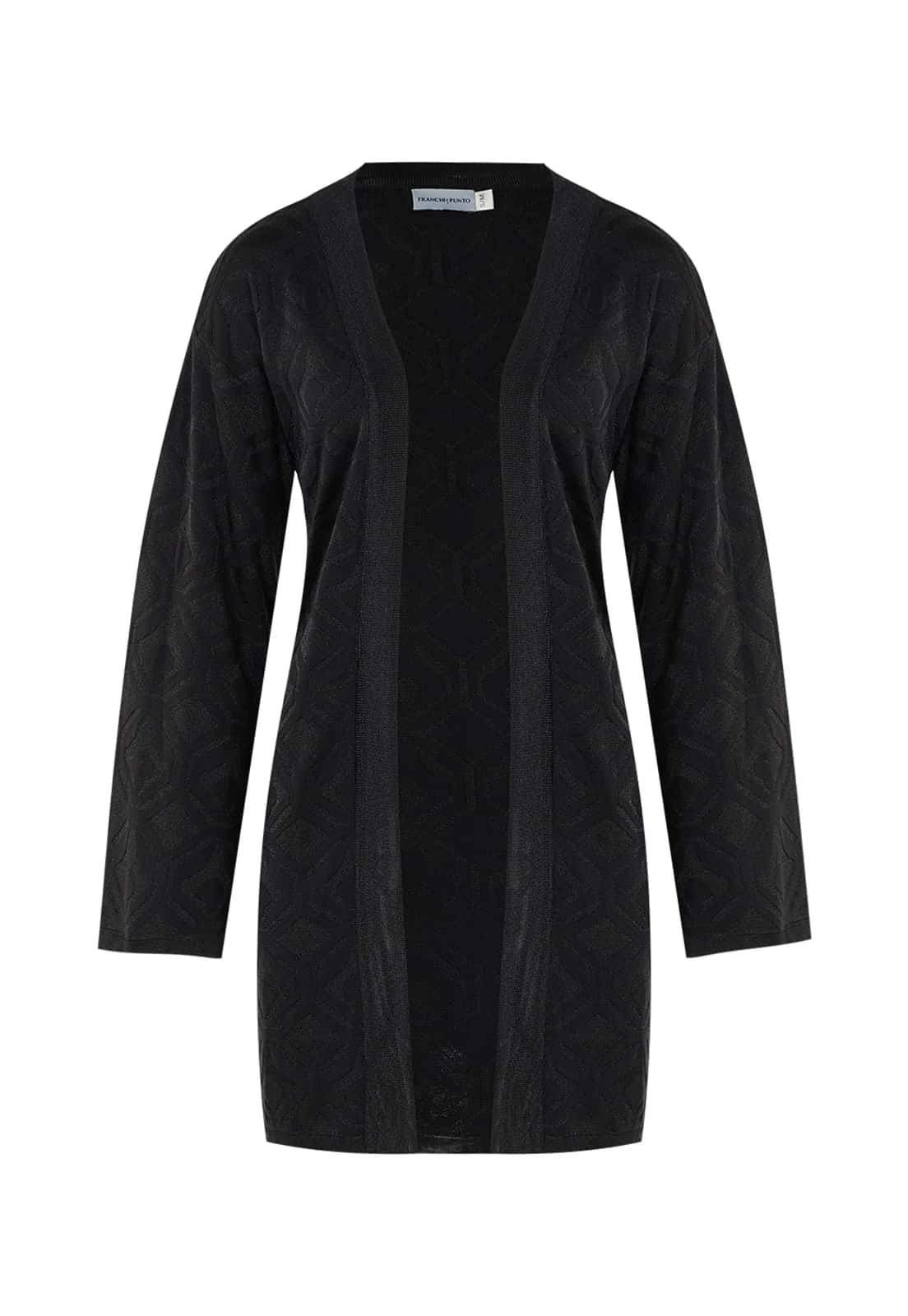 Cardigan Flor de Sol Negro