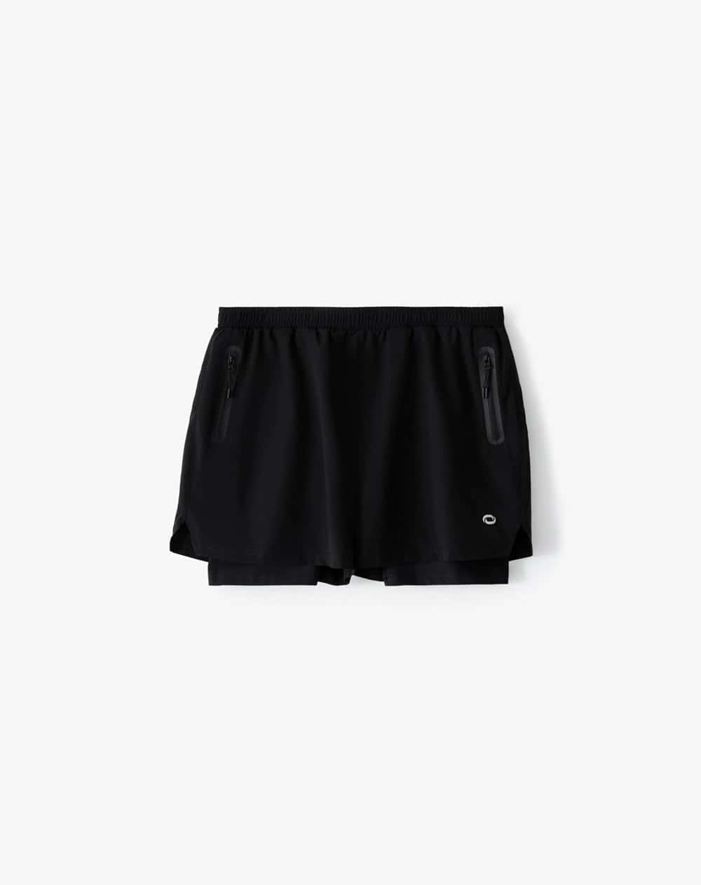 Pantaloneta deportiva negro hombre