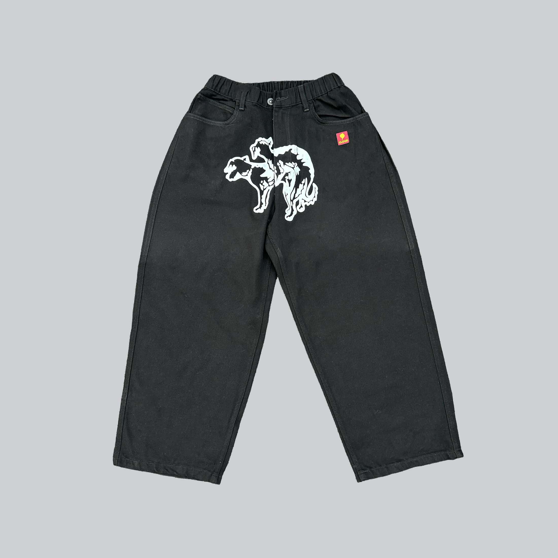 Pantalón cariñito negro
