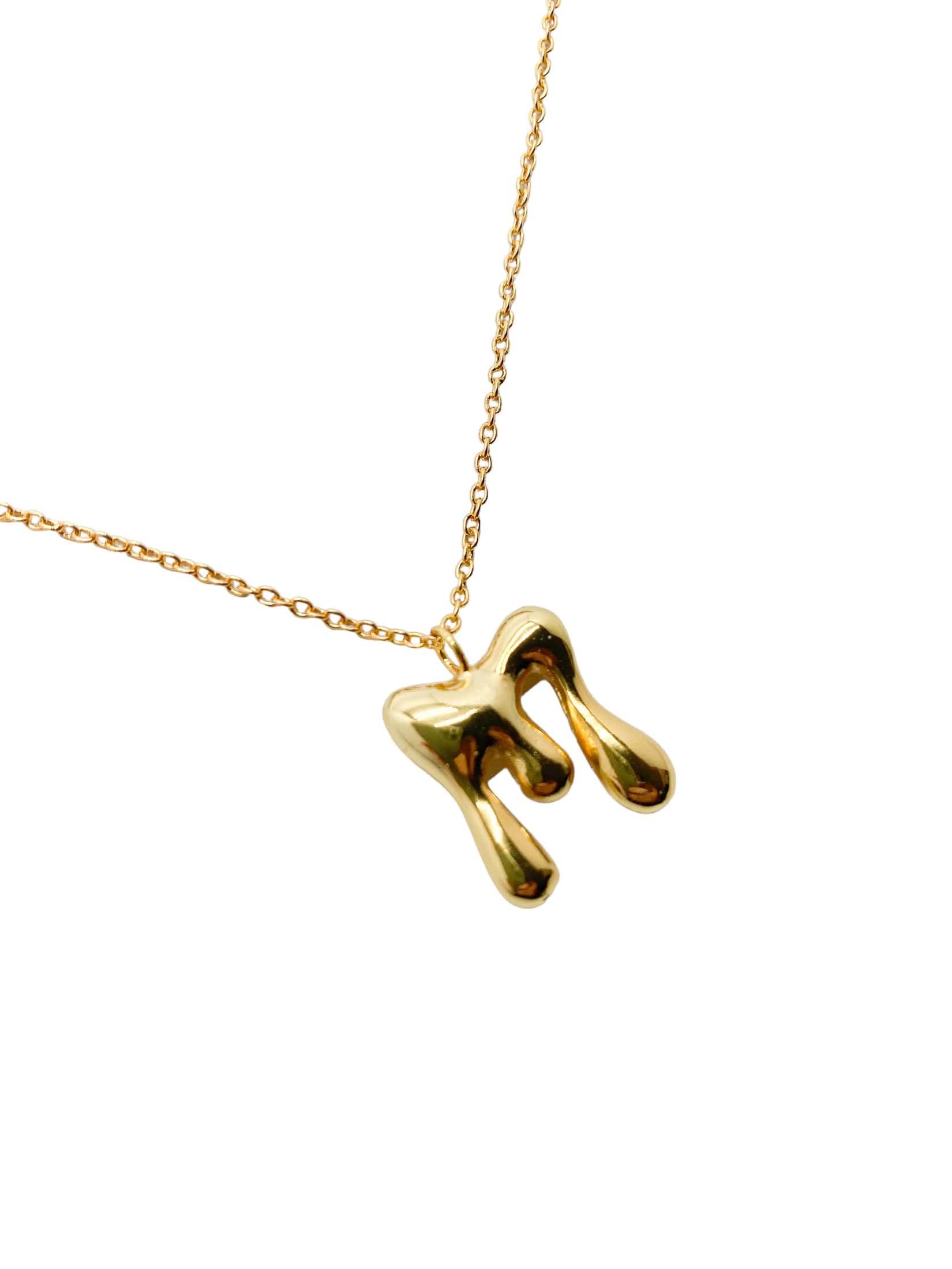 cadena letra cosmic water gold - miniatura 21