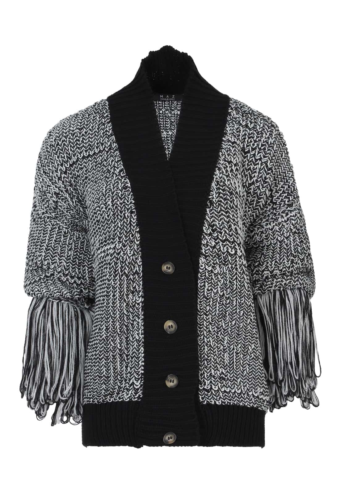 FRINGES MELANGE CARDIGAN