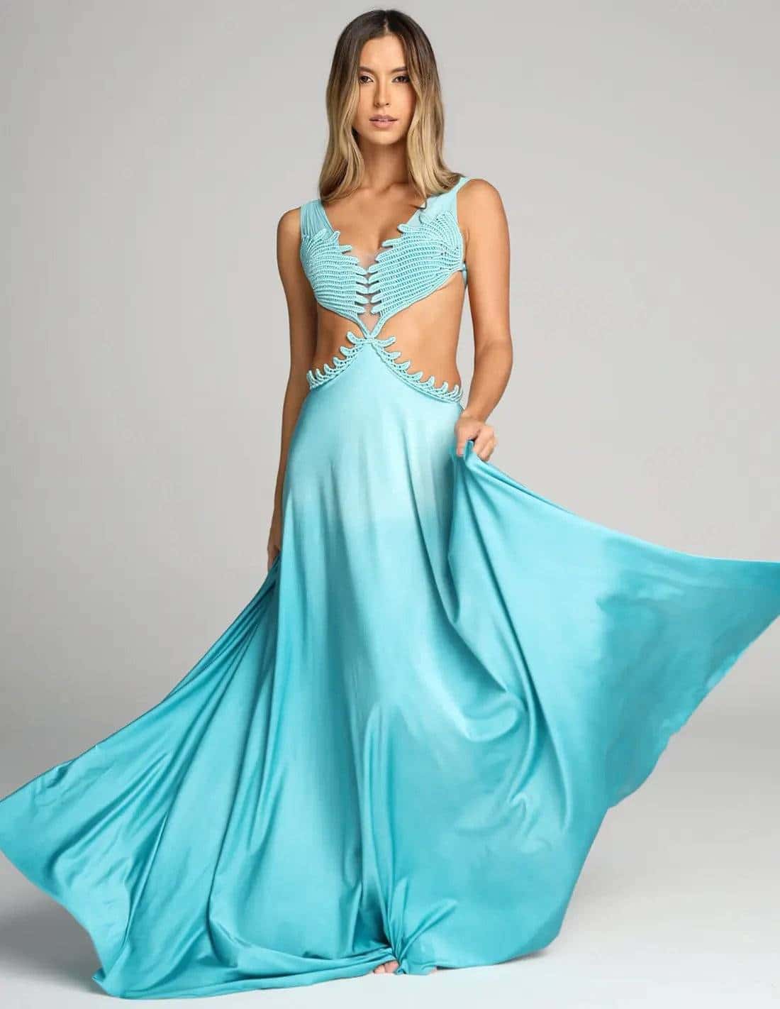 Vestido Wings Turquoise