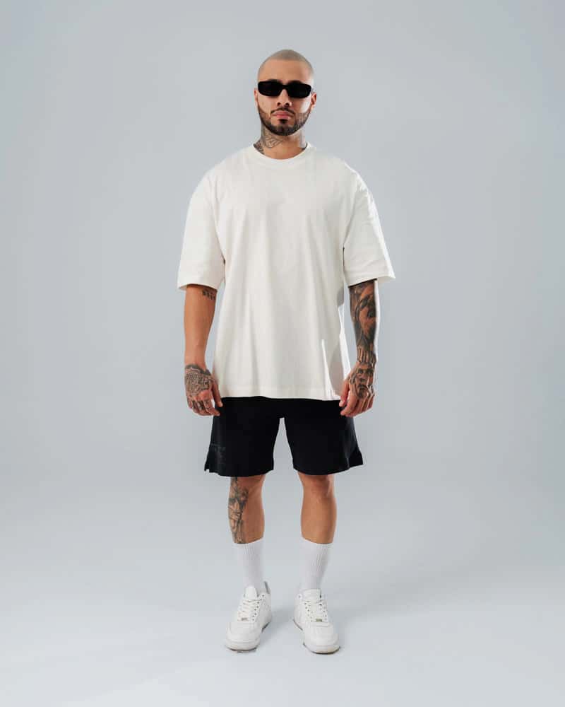 Camiseta Básica Oversize Ivory - miniatura 4