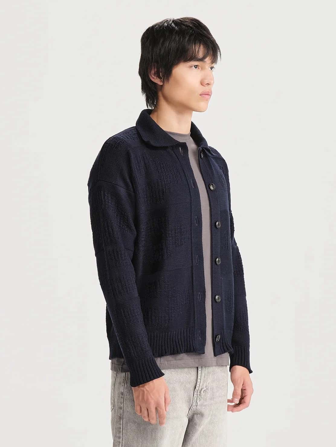 Cardigan Polo Picnic Azul - miniatura 3