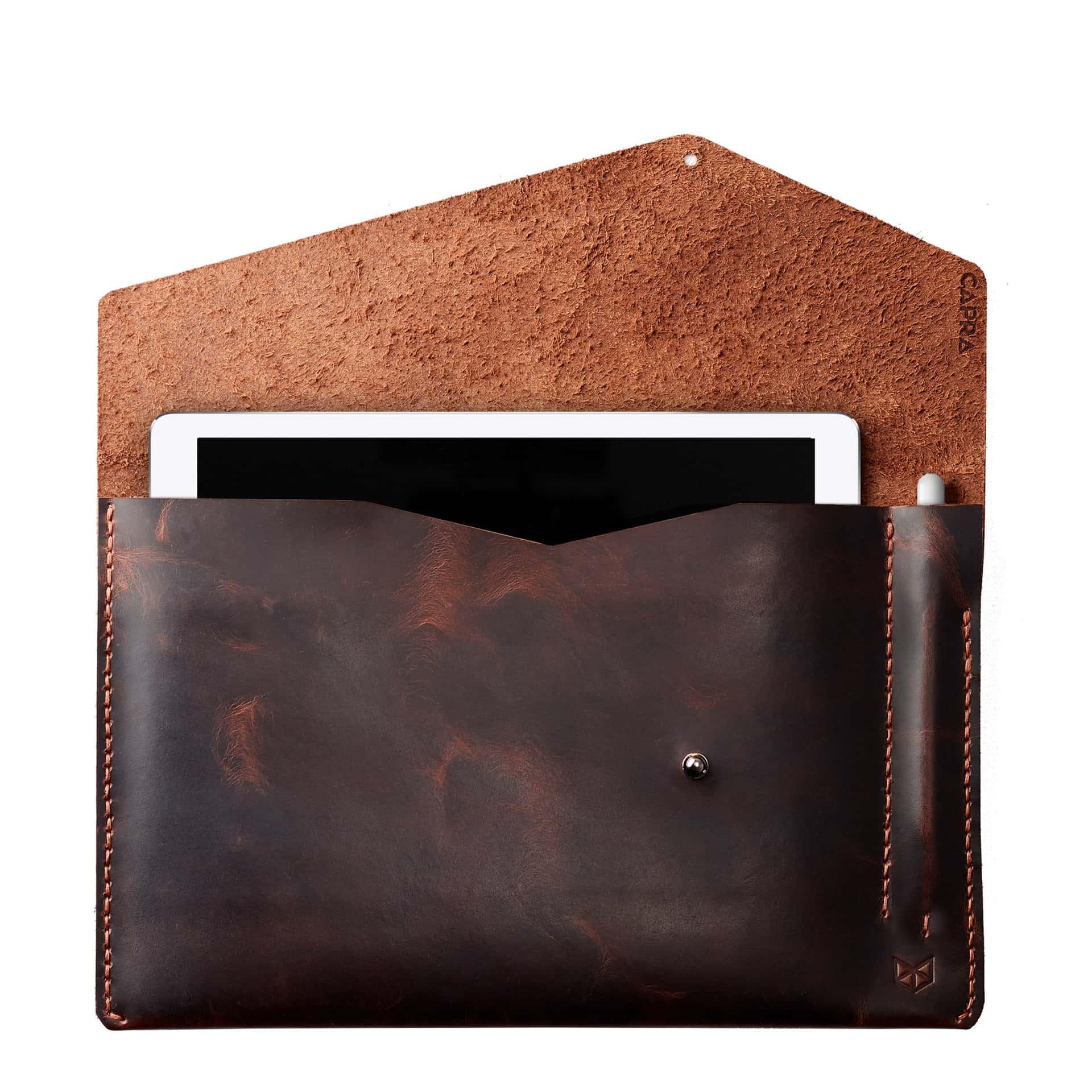 Draftsman 5 iPad Case · Distressed Coñac
