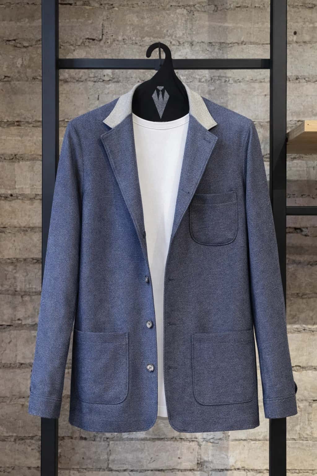 Chaqueta Para Hombre Desestructurada Azul