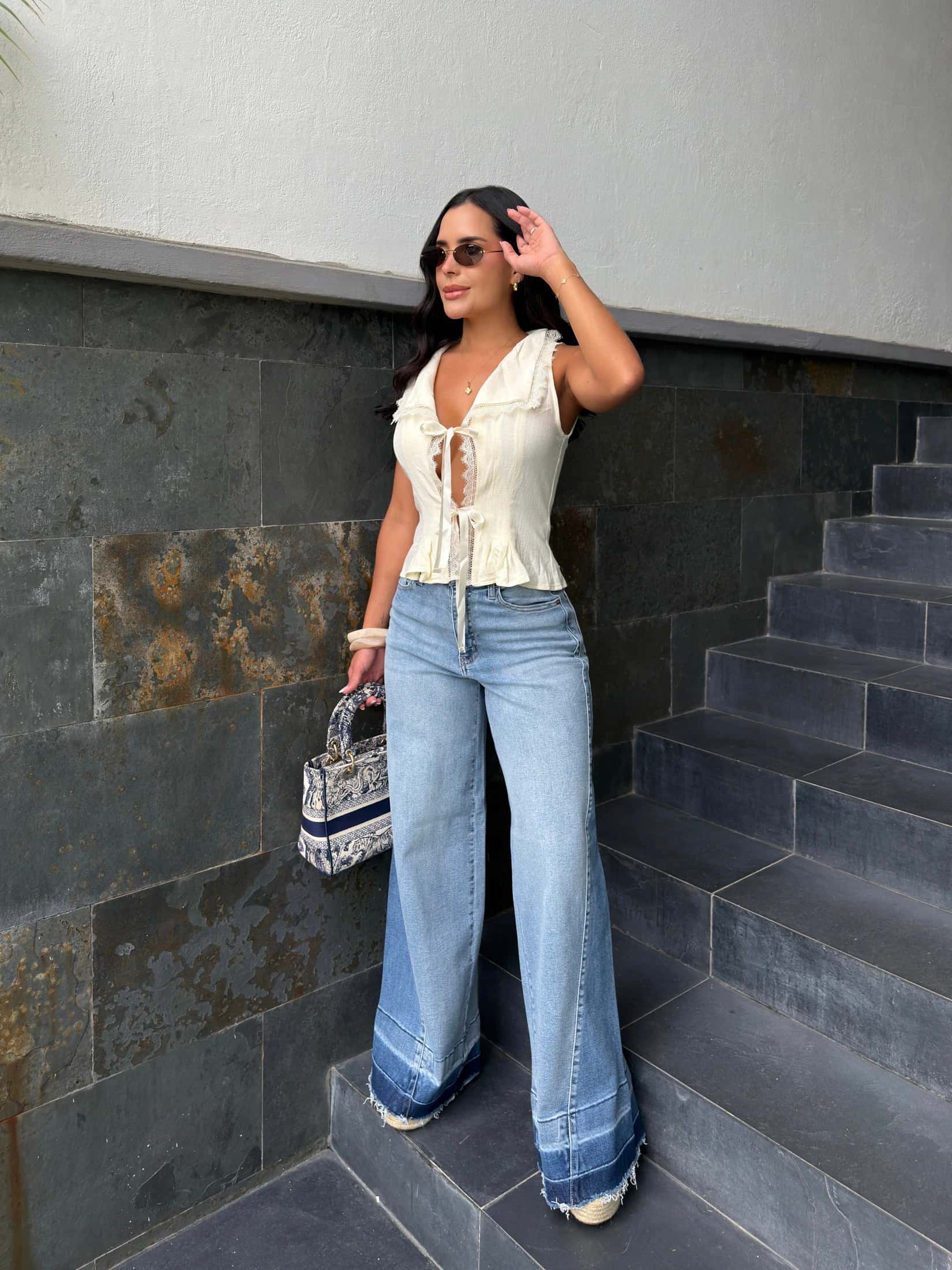 BLUSA AMANDA MARFIL - miniatura 2