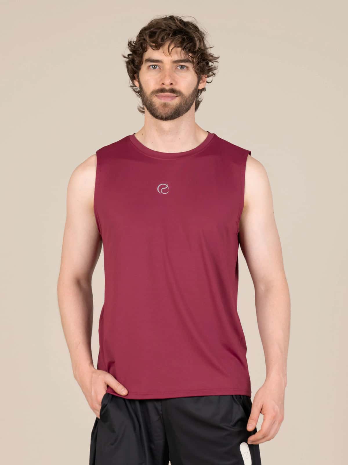 Camisilla hombre juno ibiza vino