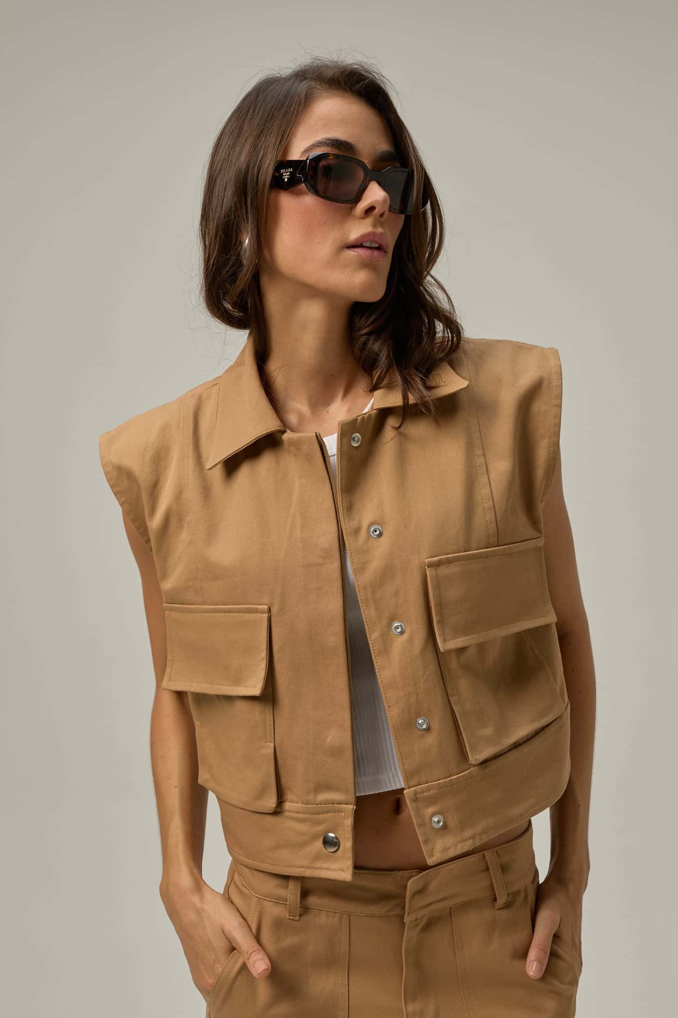 Chaleco Irene | Khaki