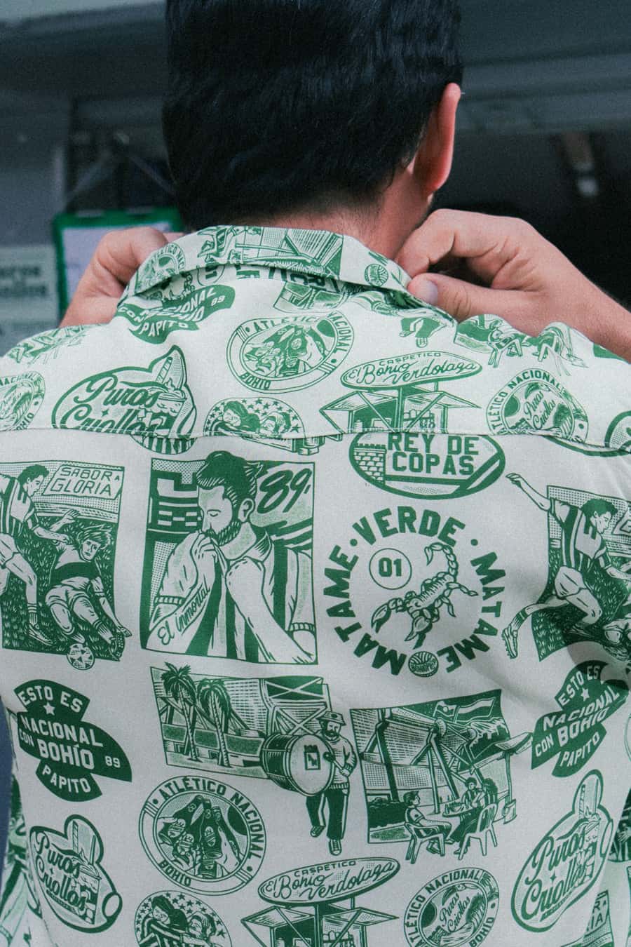 CAMISA GRAFICOS TRADICION AN BOHIO - miniatura 3