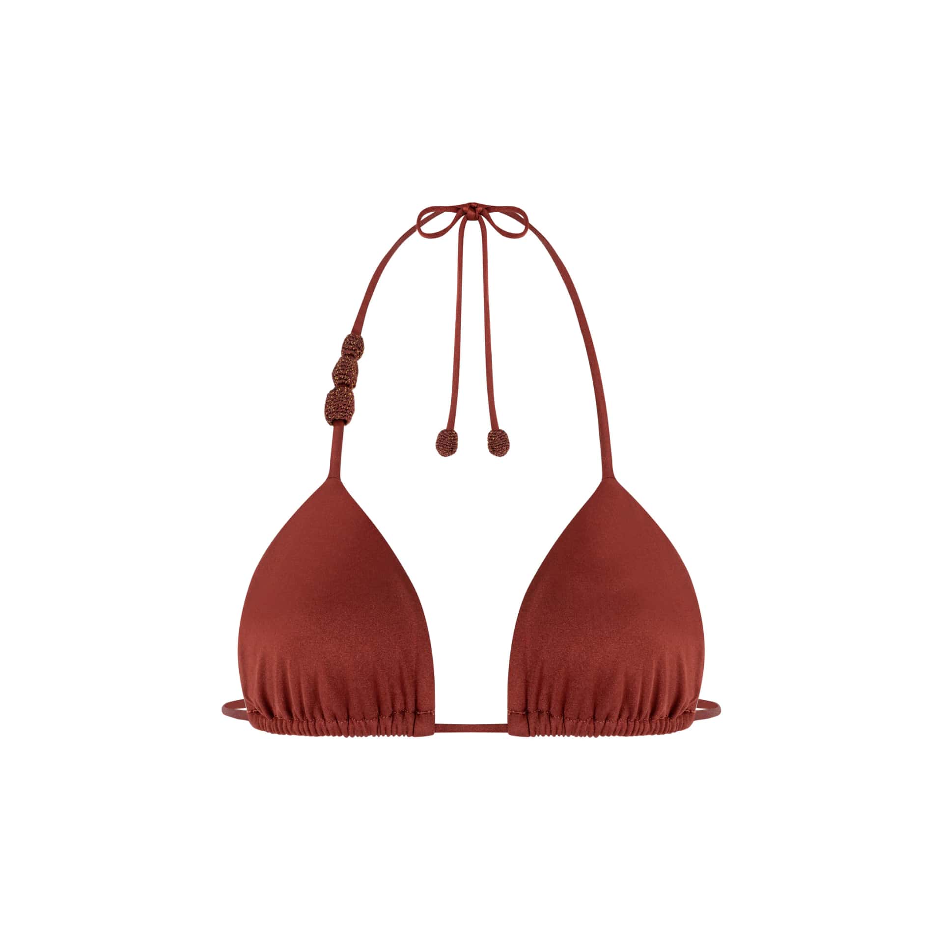 WOLUN BIKINI TOP - RED WINE