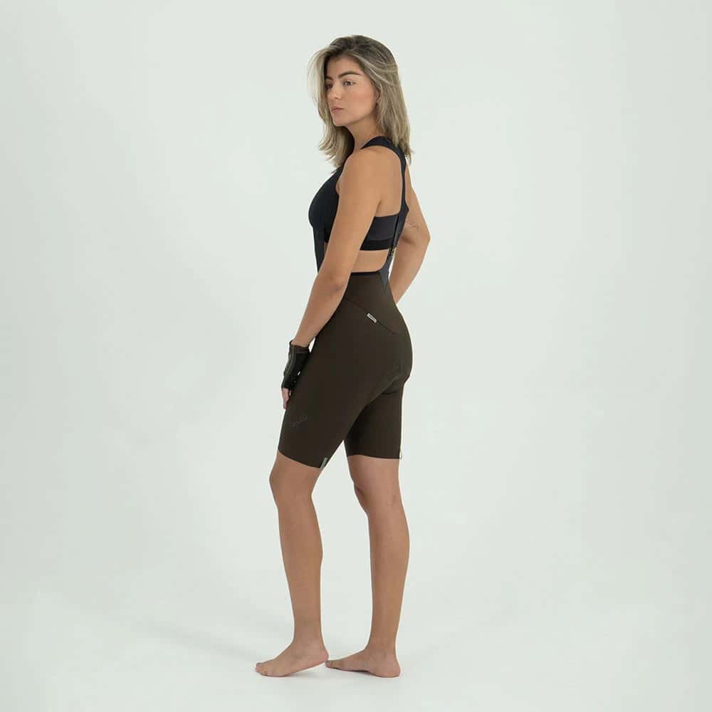 PANTALONETA CICLISMO TOSCANA 2.0 + MARRONE PARA MUJER - miniatura 2