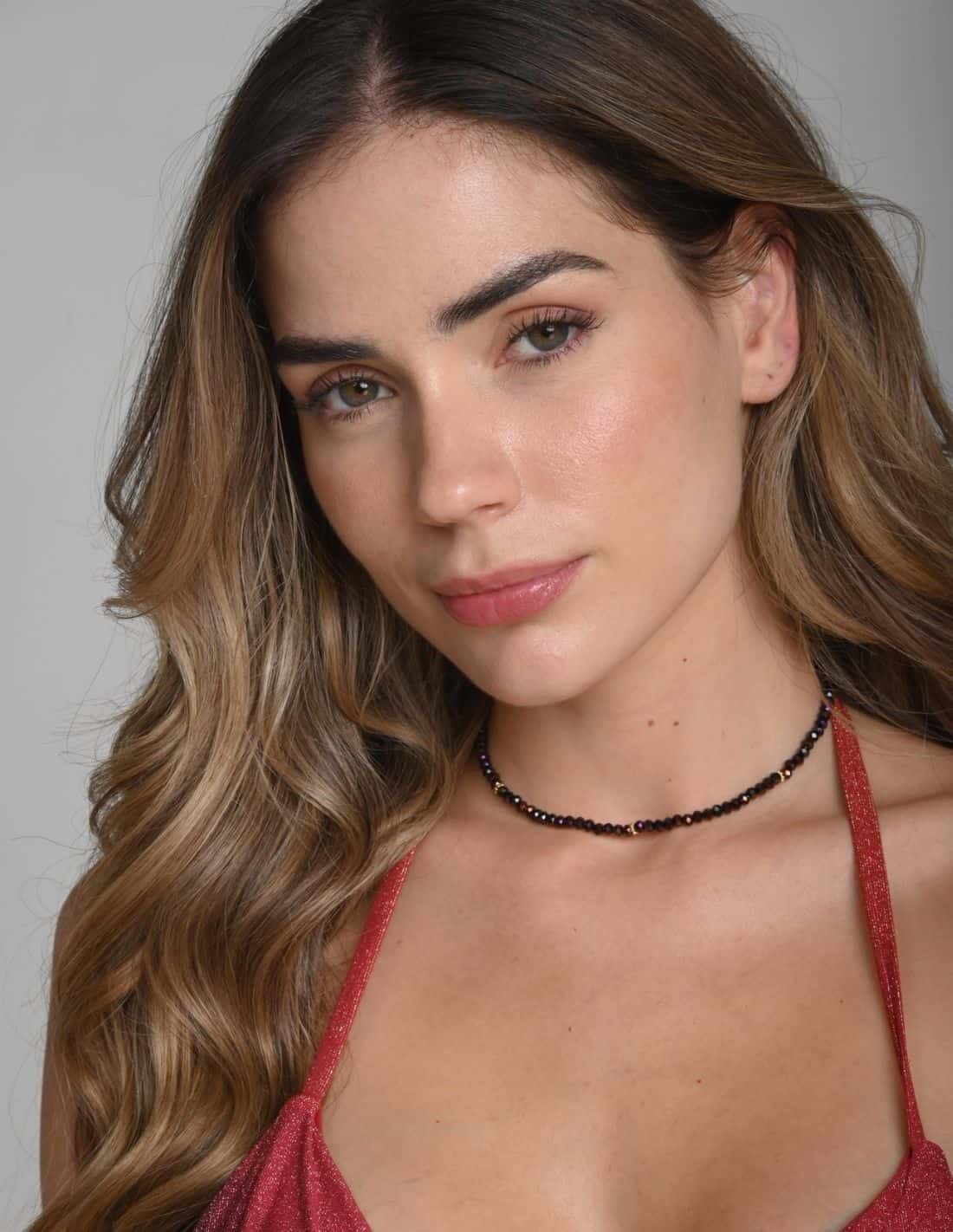 Choker Kiran Purple + Black
