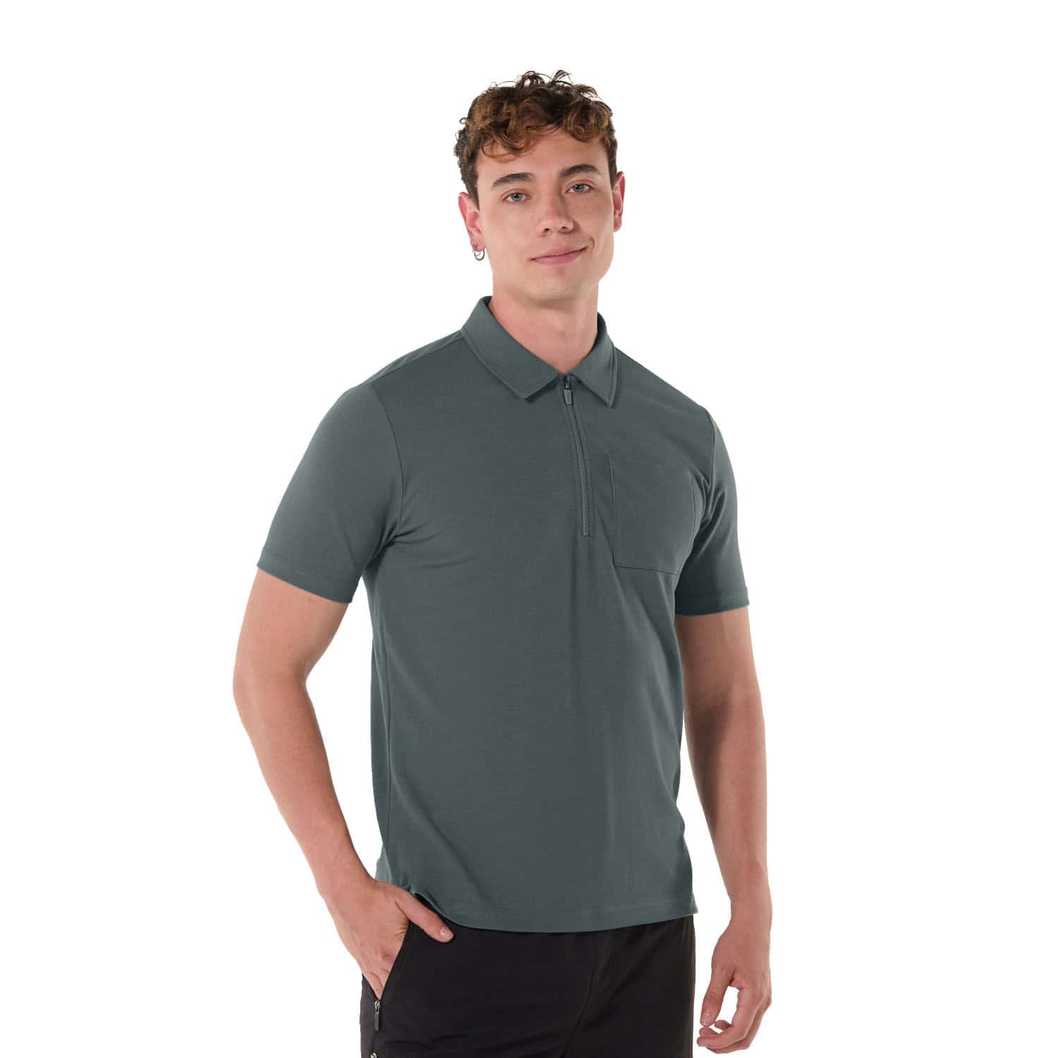 Camisa Polo Malayi para Hombre Verde