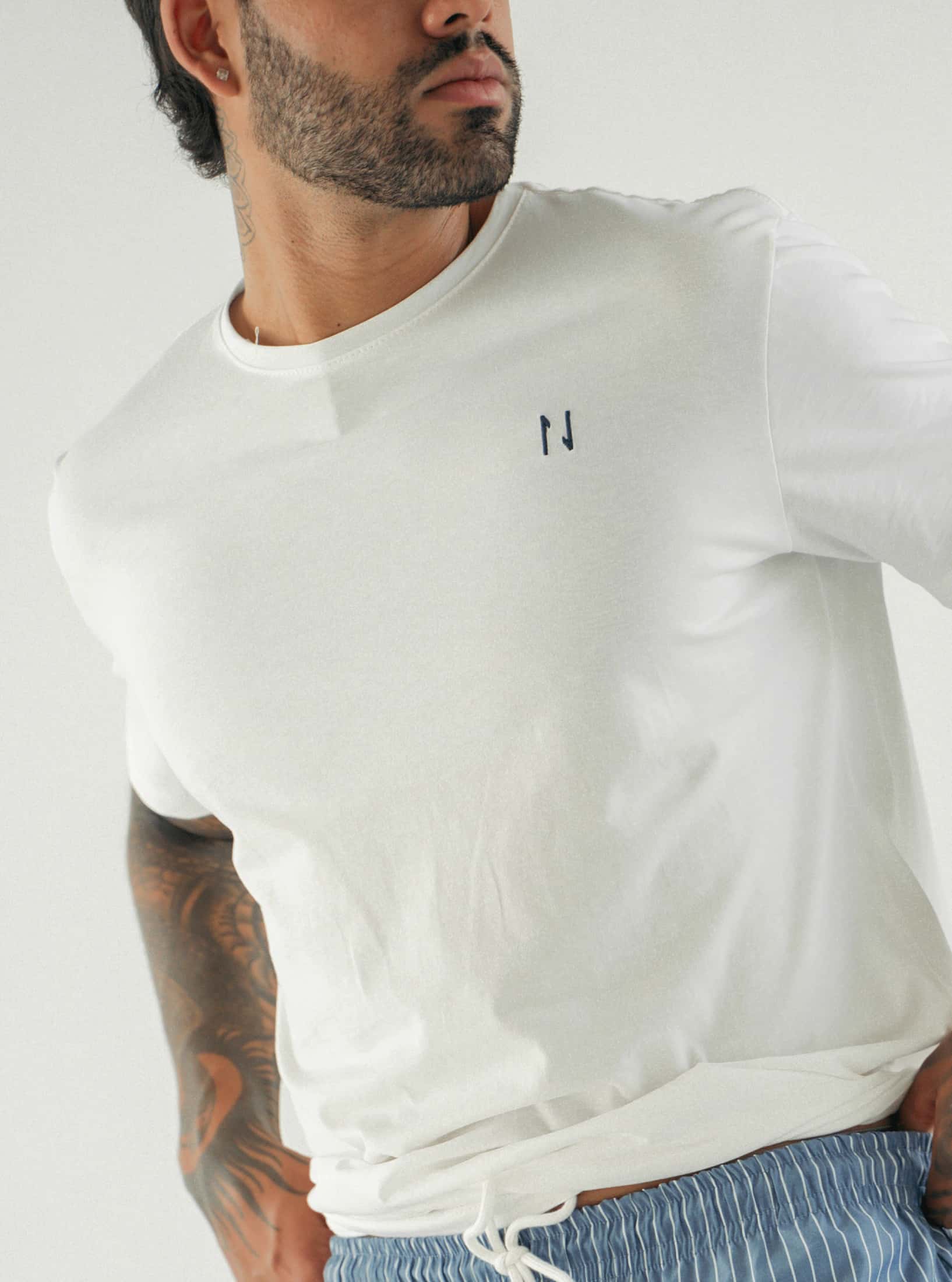 Cotton Tee Hombre - Marfil - miniatura 2